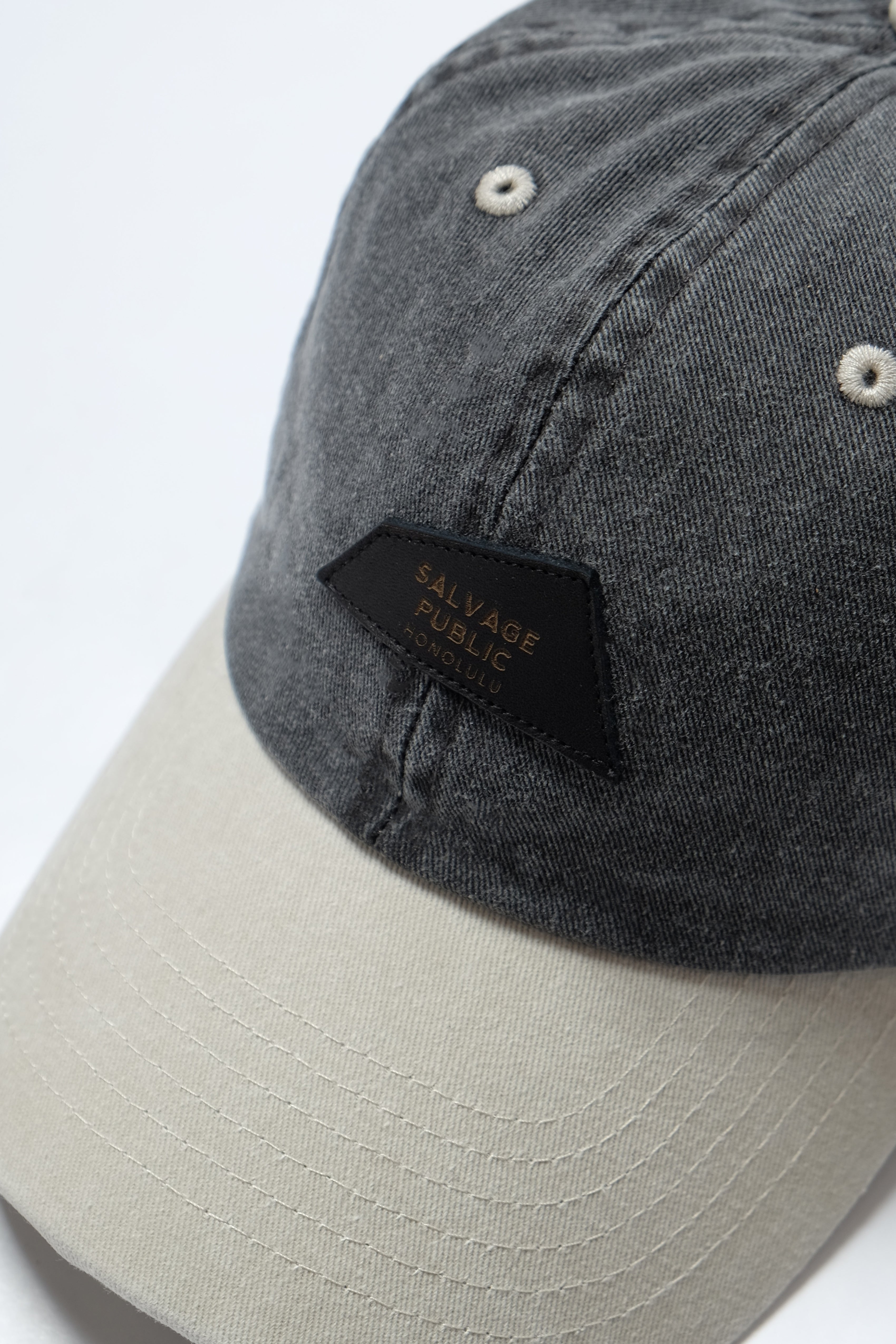 6-Panel Dad Cap - Future Past - Black/Sand