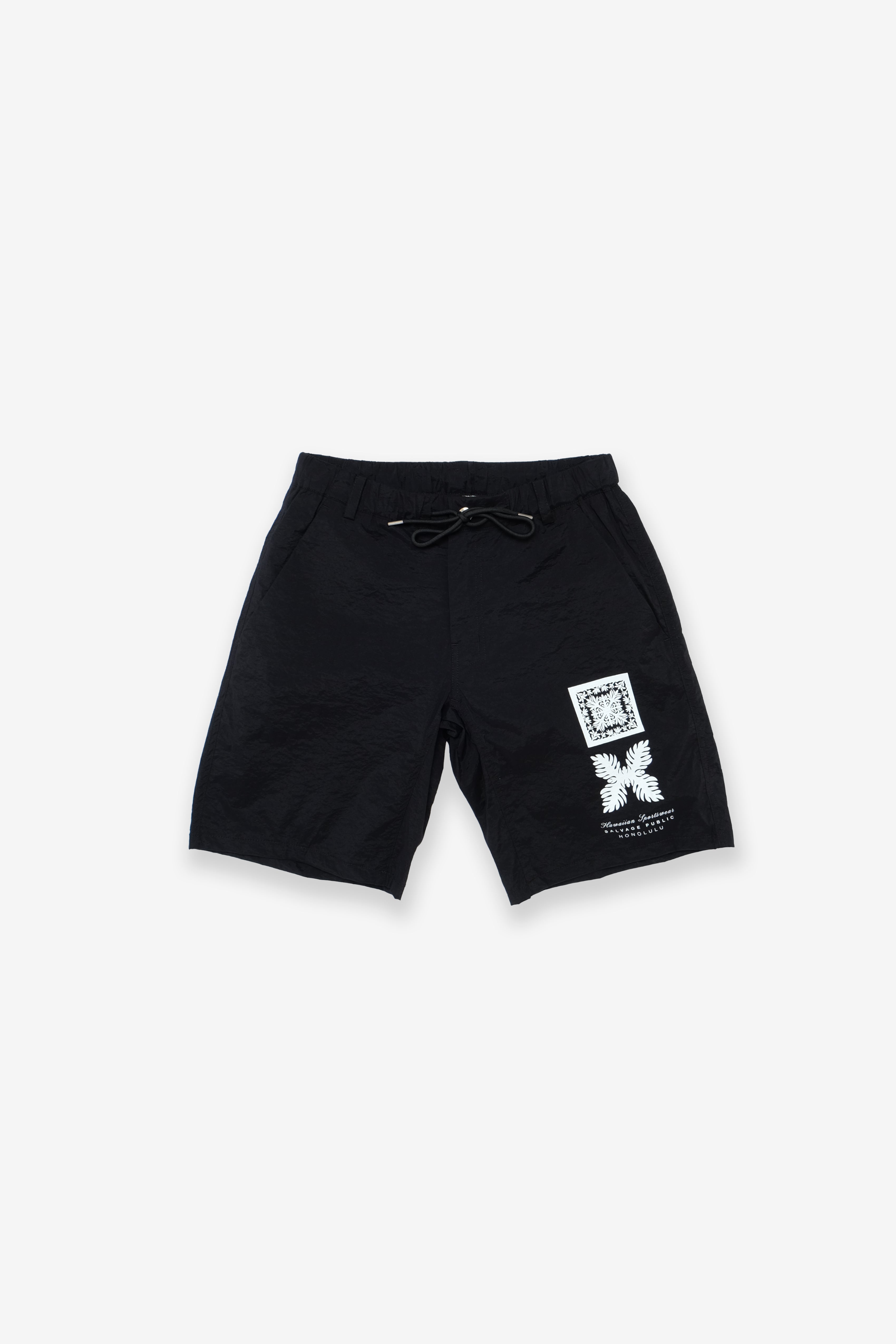 Herbert Paper Nylon Shorts - Black