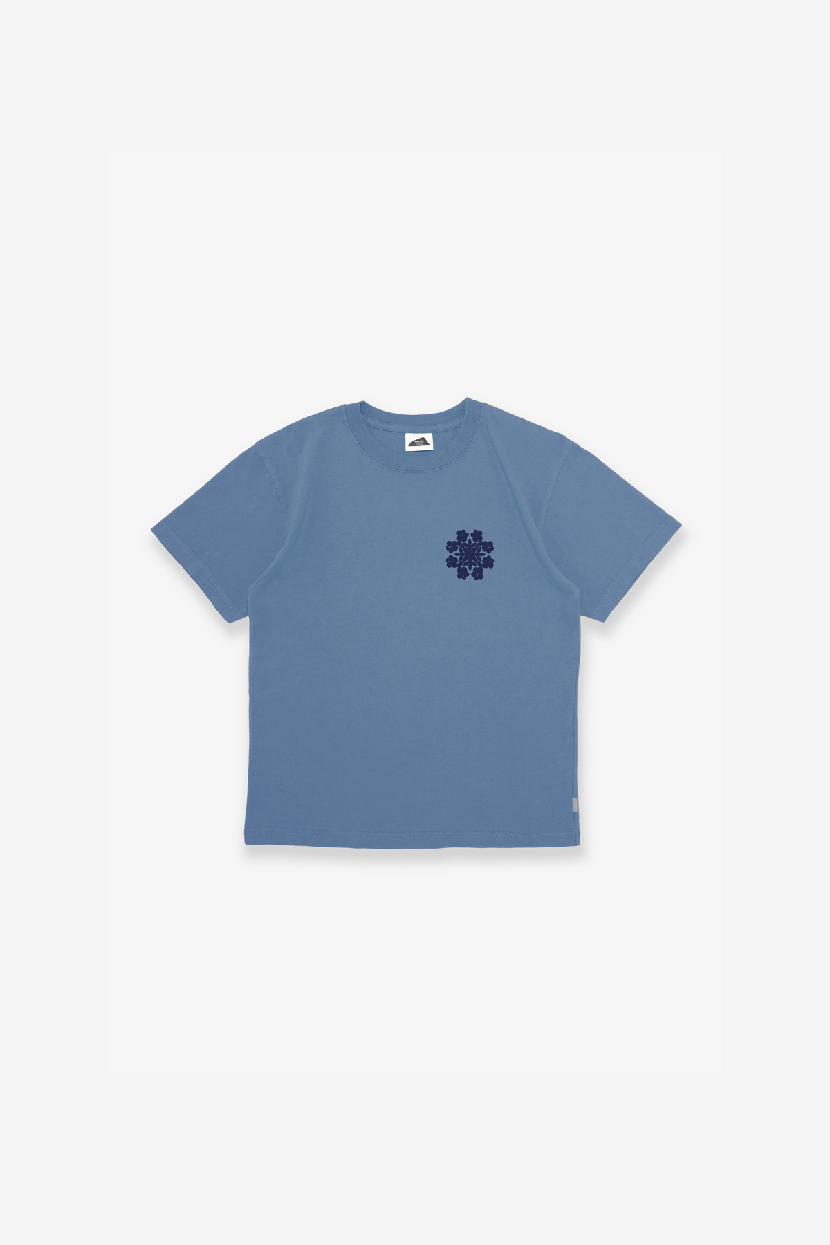 T-Shirt - Hibiscus - Storm Blue