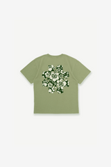 T-Shirt - Hibiscus - Sage