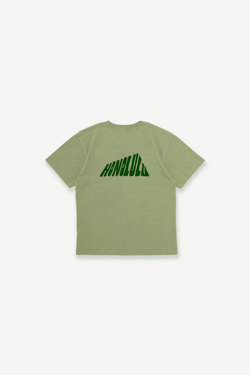 T-Shirt - Honolulu Puffy - Sage