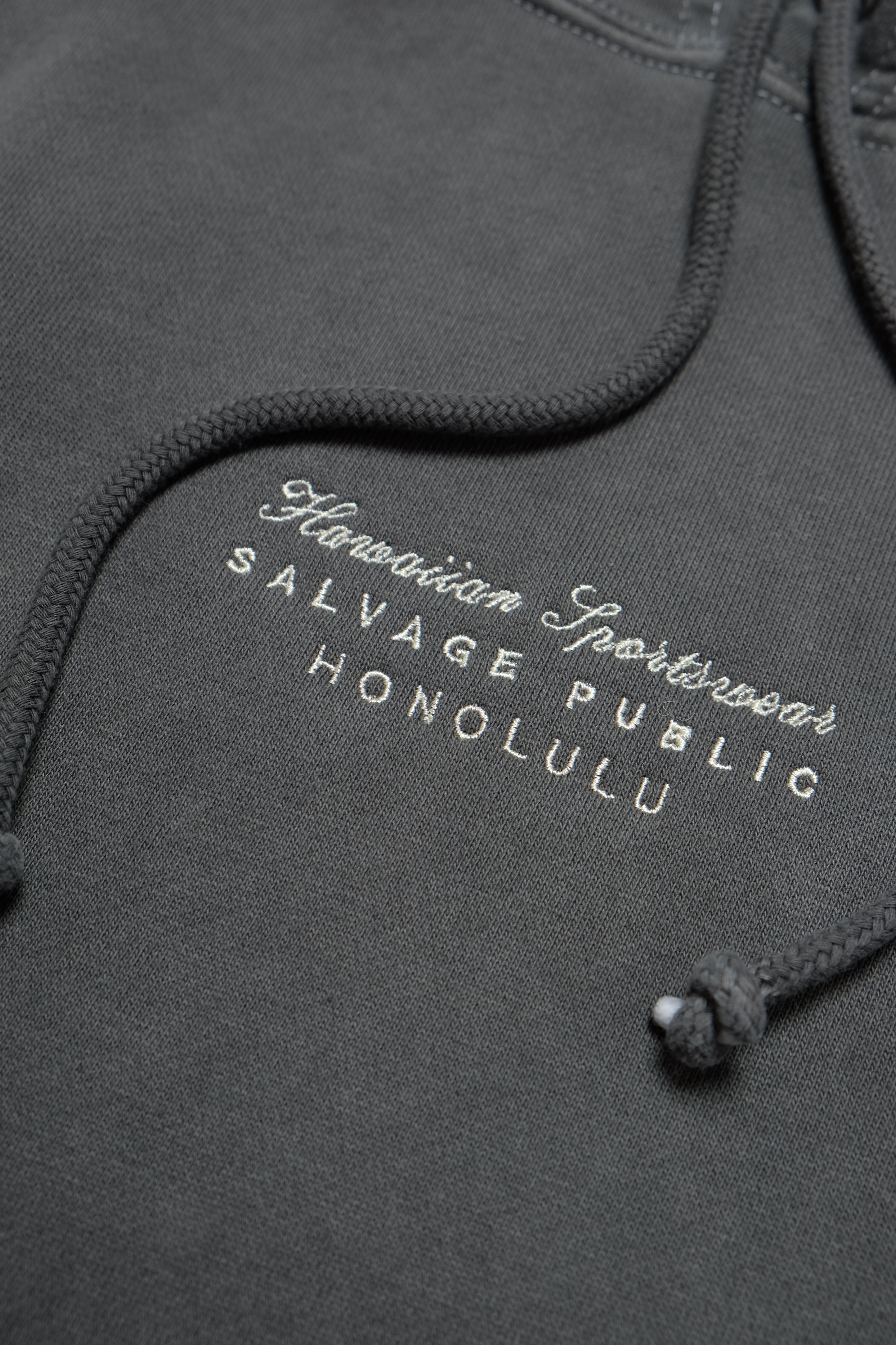 Beach Hoodie - Live Freely - Washed Black