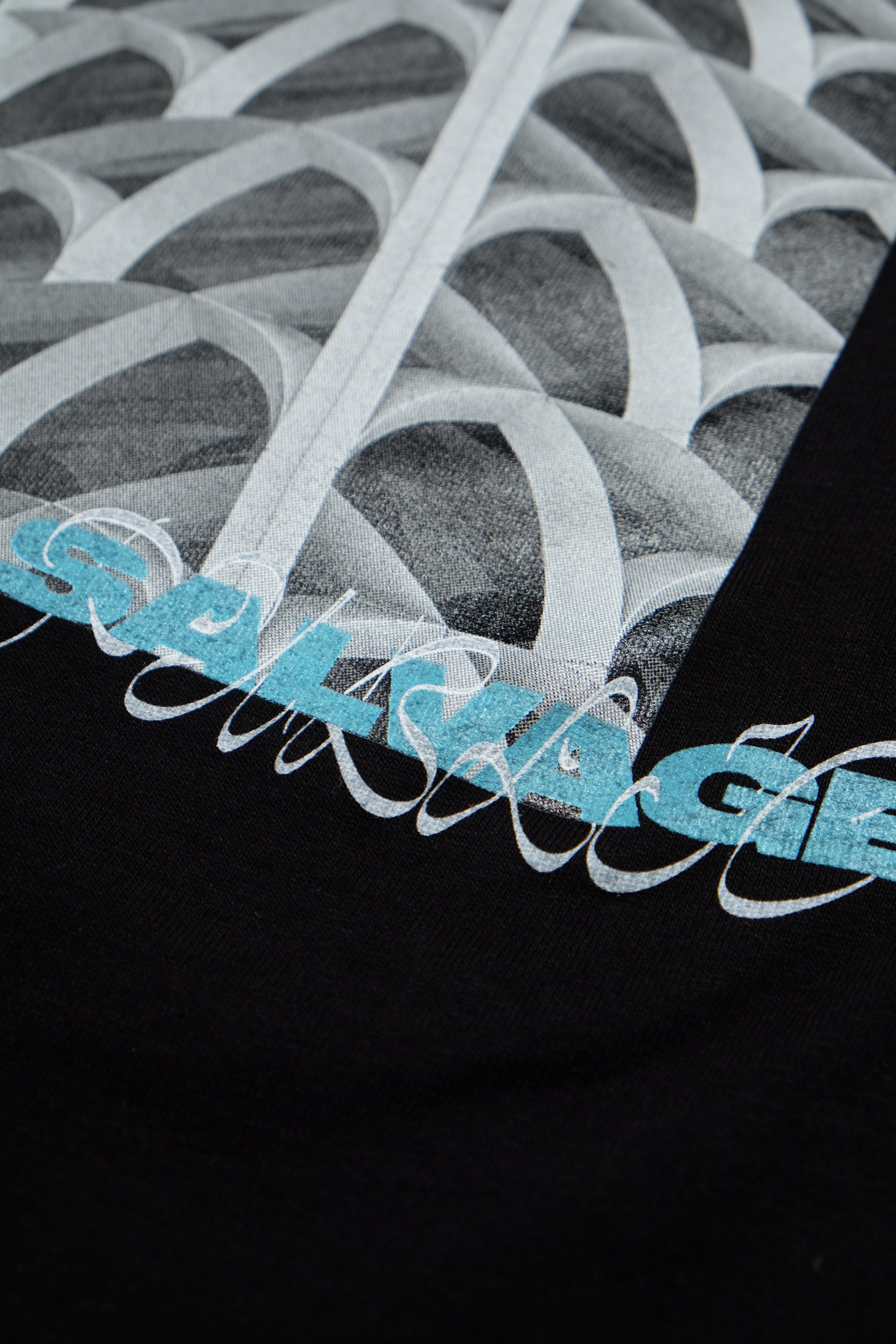 T-Shirt - Tropical Modern - Black