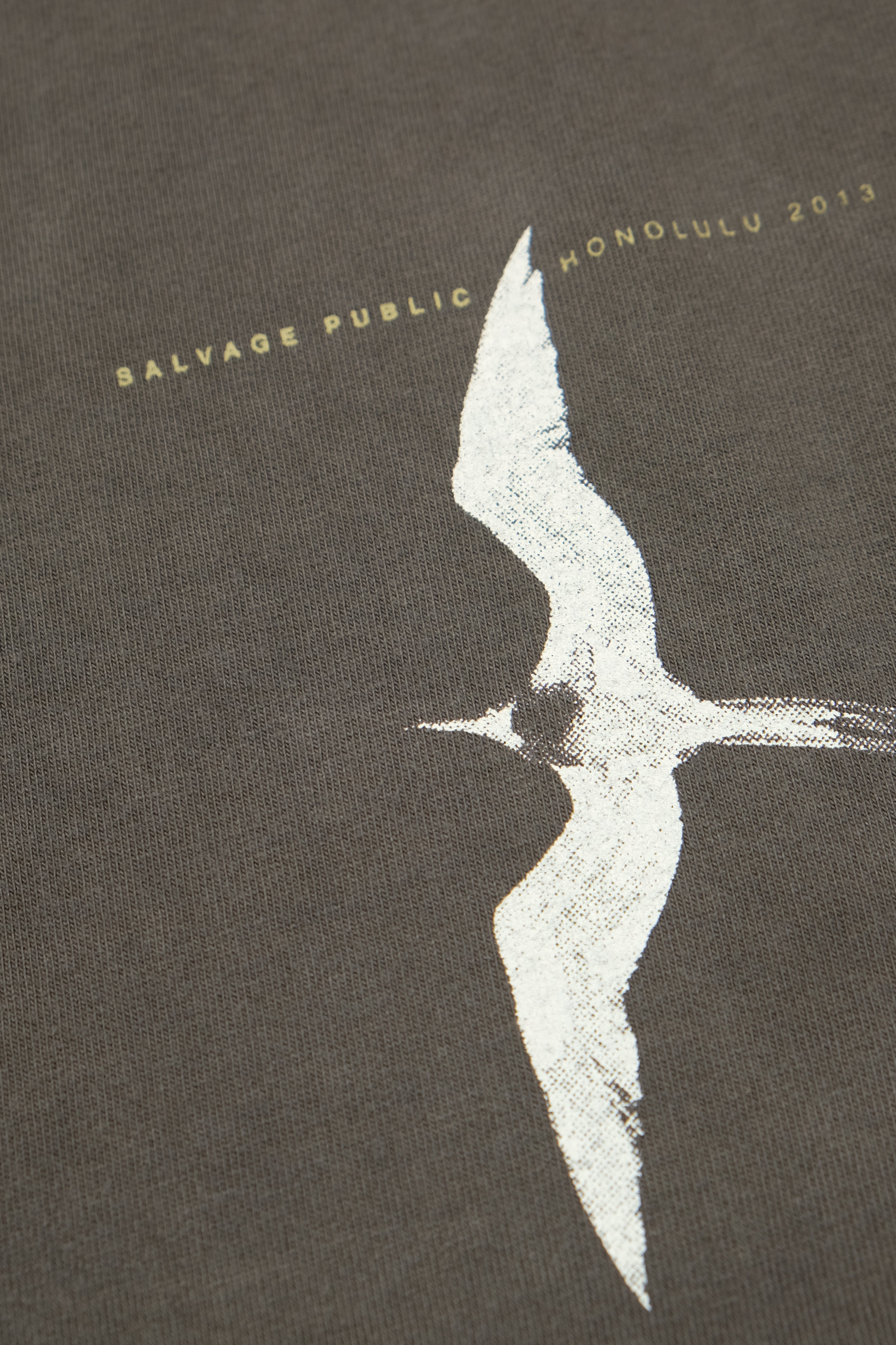 Longsleeve T-Shirt - Iwa Bird - Coffee