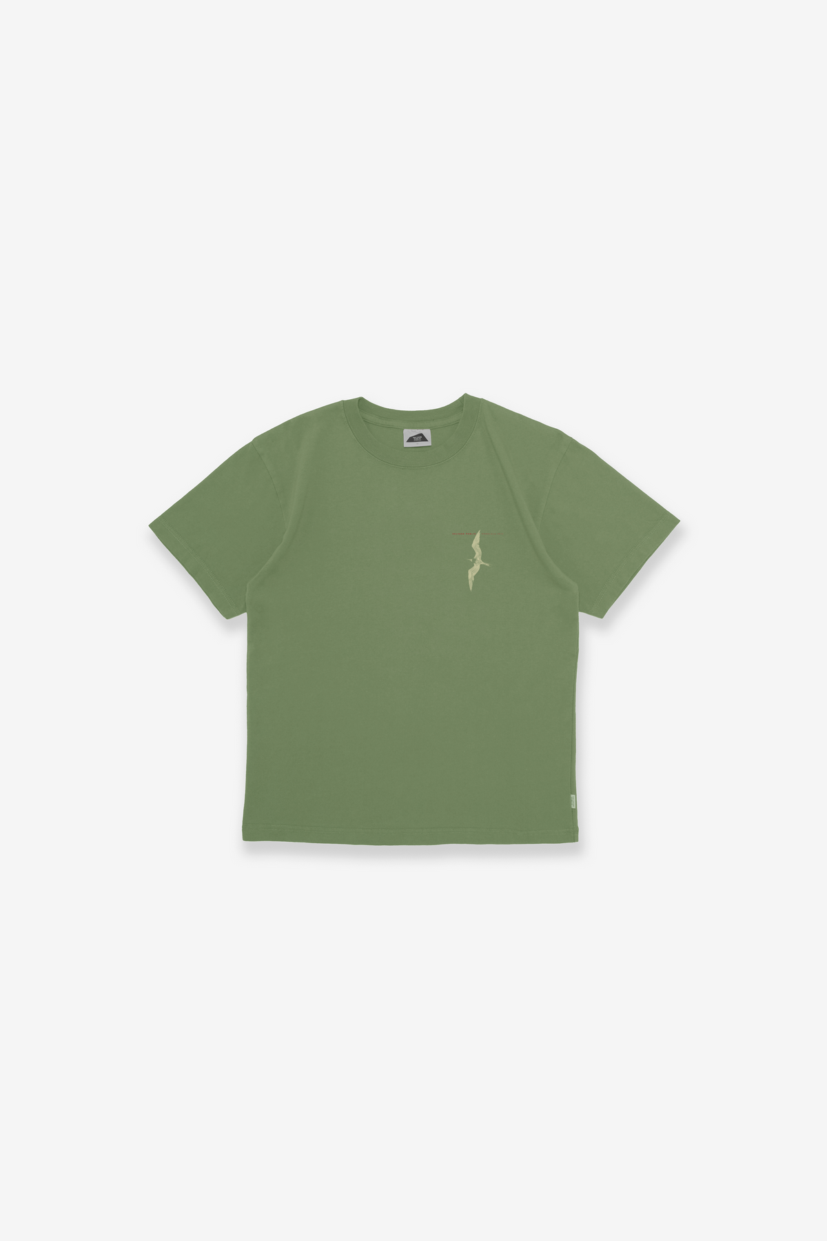 T-Shirt - 'Iwa Bird - Moss Green