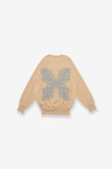 Jacquard Crewneck Knit - Lauaʻe - Beige