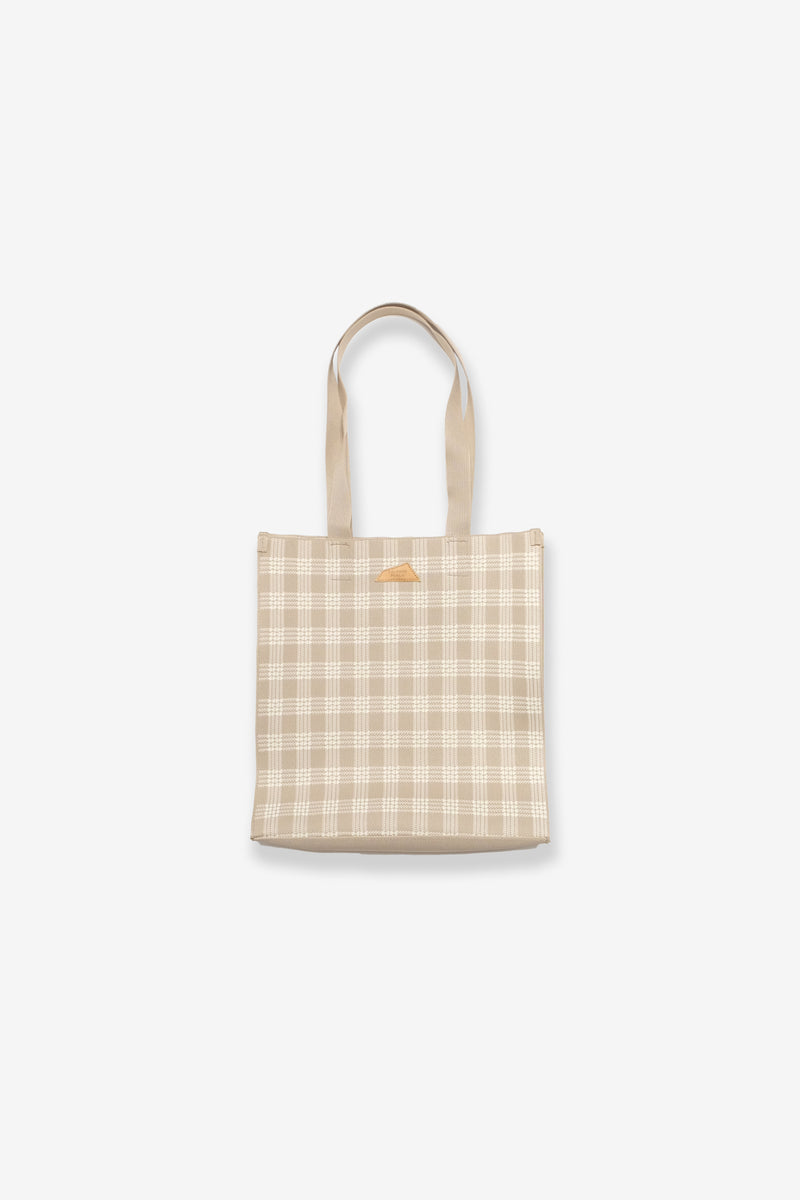 Jacquard Knit Market Bag - Palaka - Tan