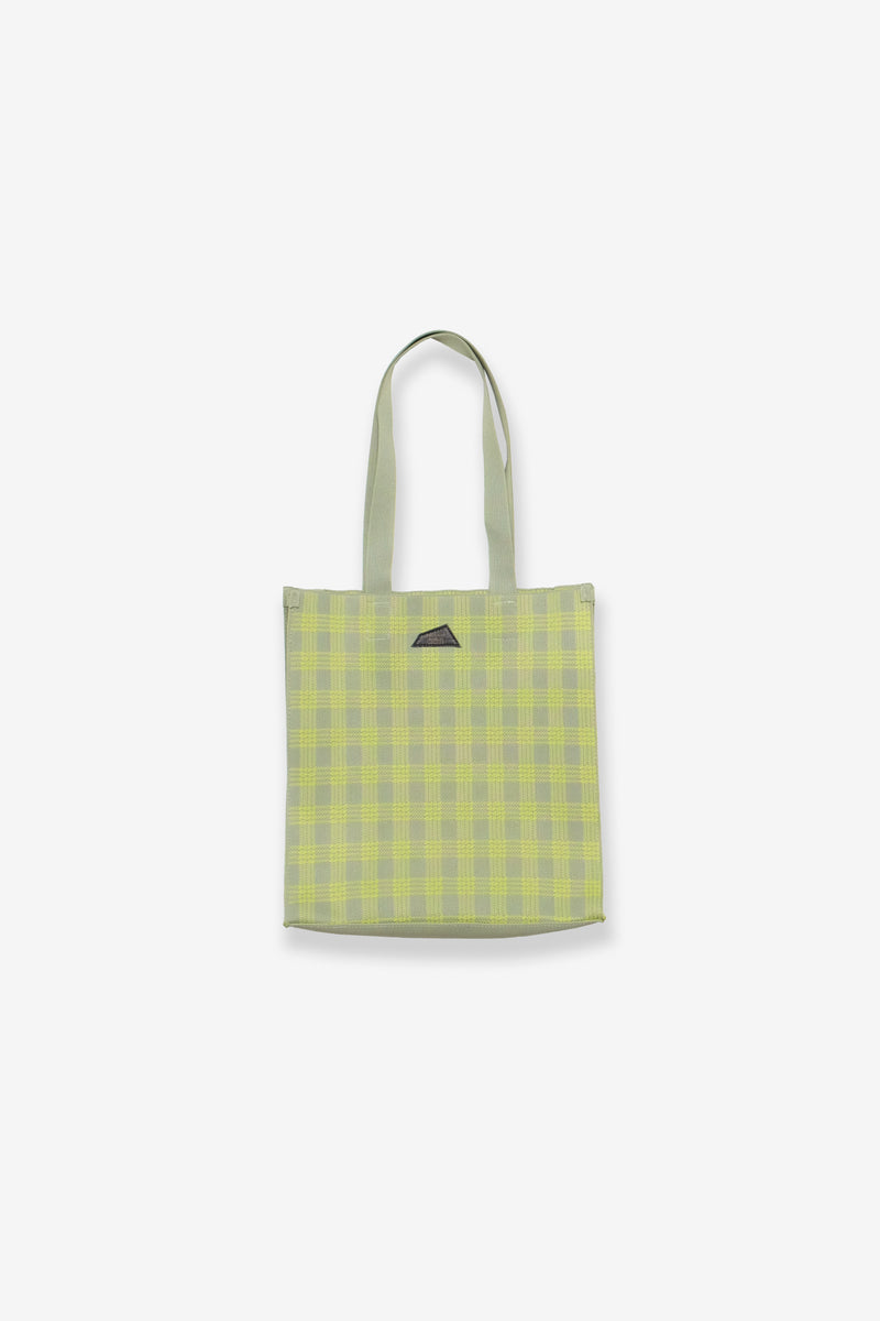 Jacquard Knit Market Bag - Palaka - Chartreuse