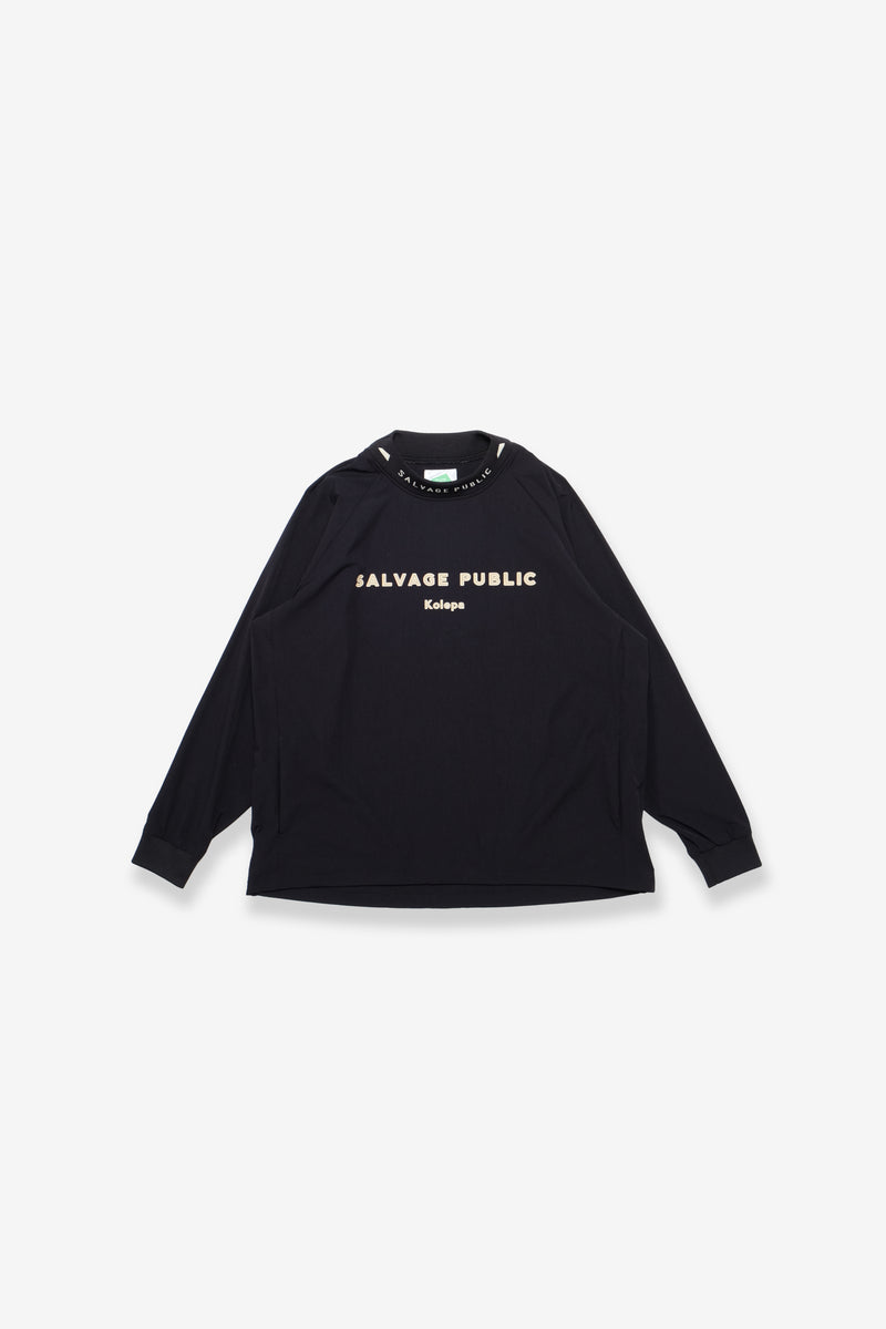 Kaʻala MockNeck Pullover - Black