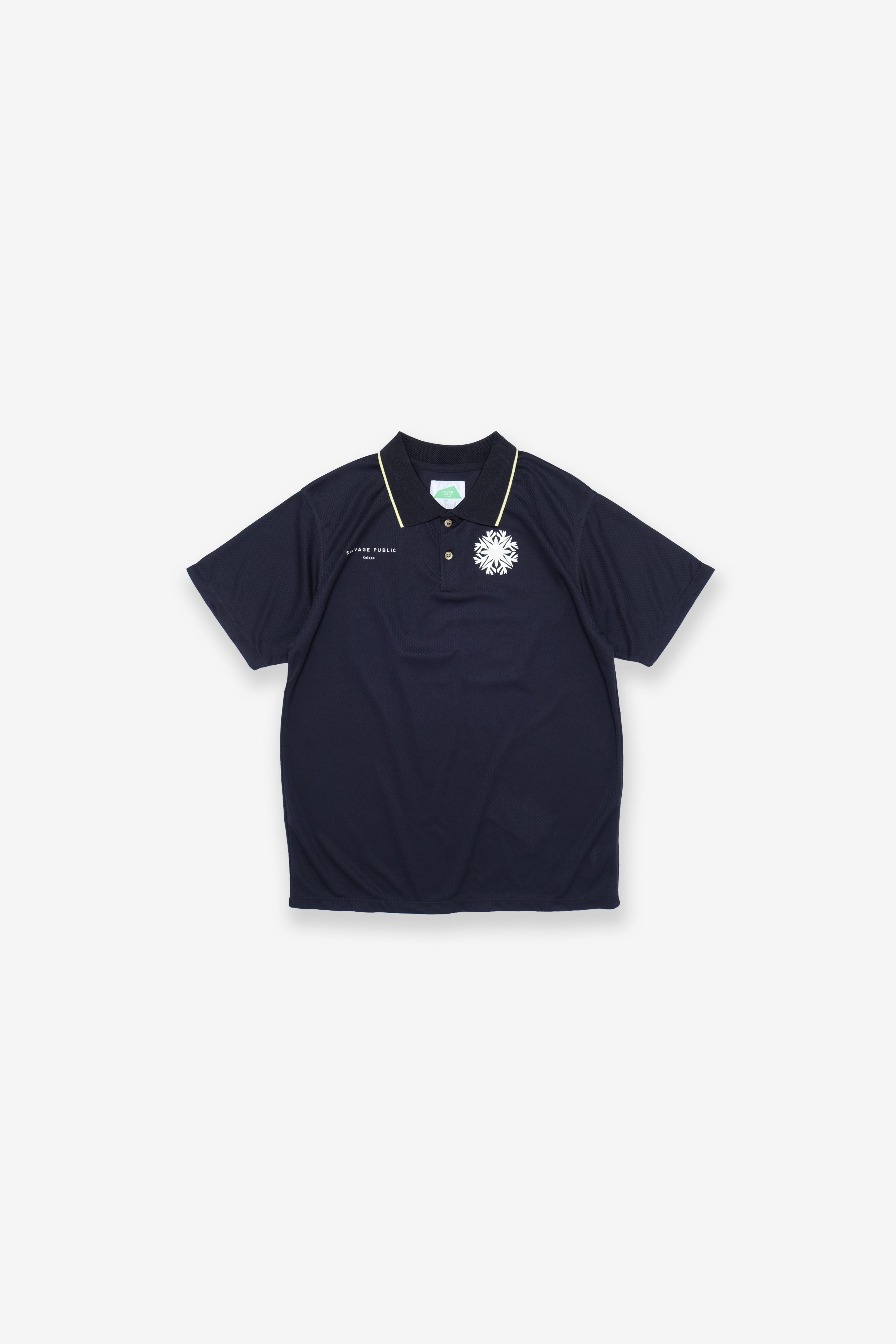 Hunakai Mesh Polo - Never Up - Navy