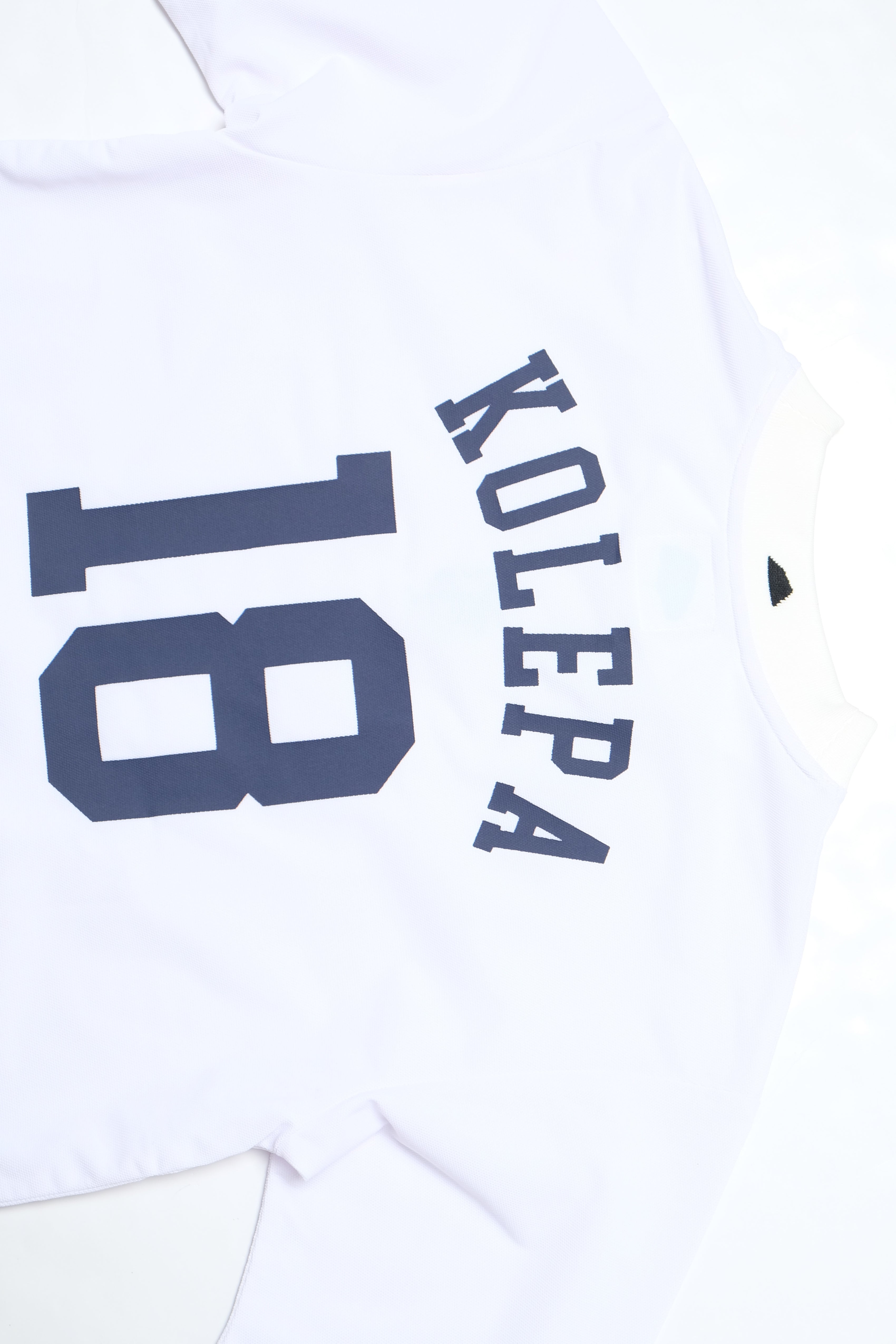 Mālama Pique Shirt - SVP Monogram - White