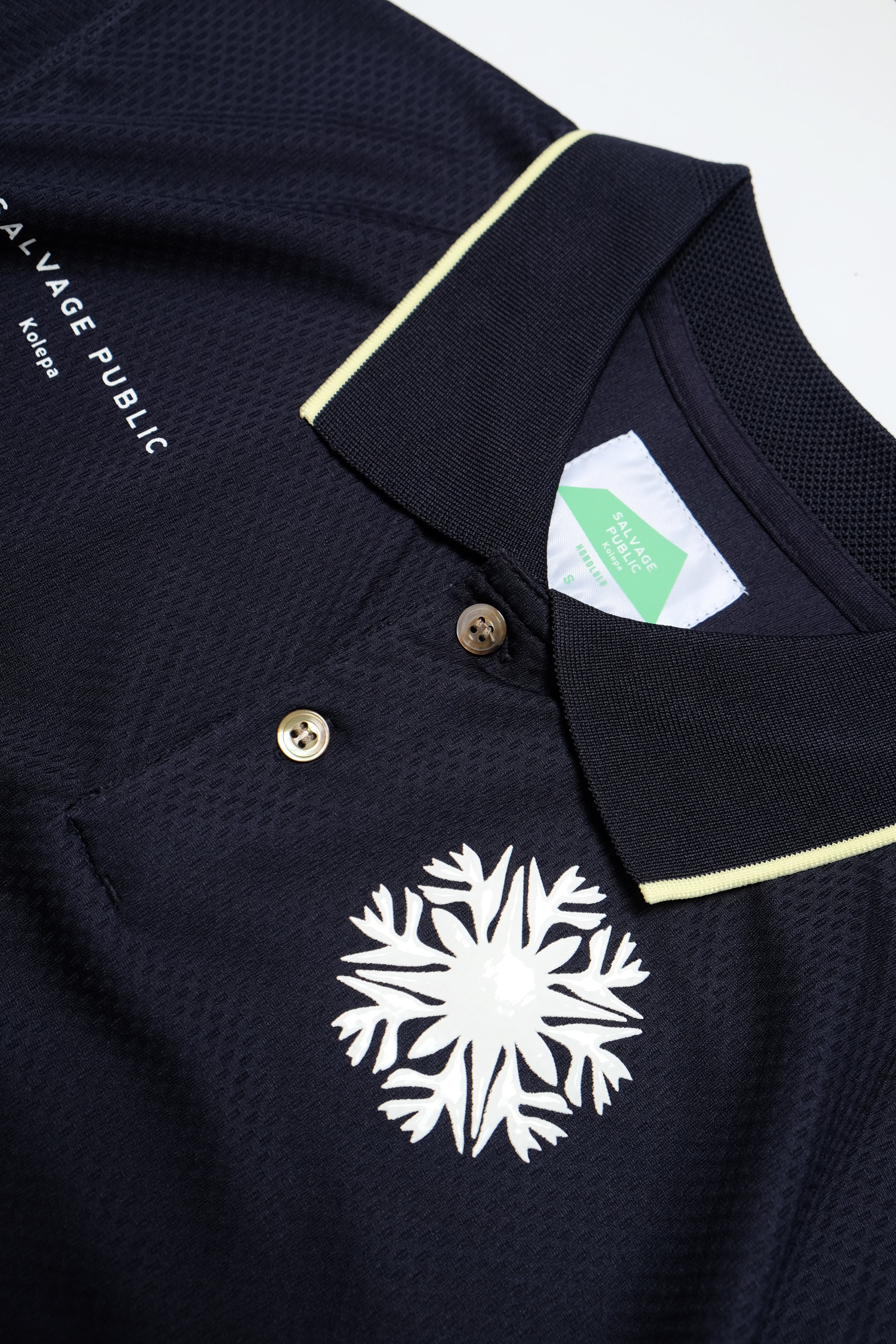 Hunakai Mesh Polo - Never Up - Navy