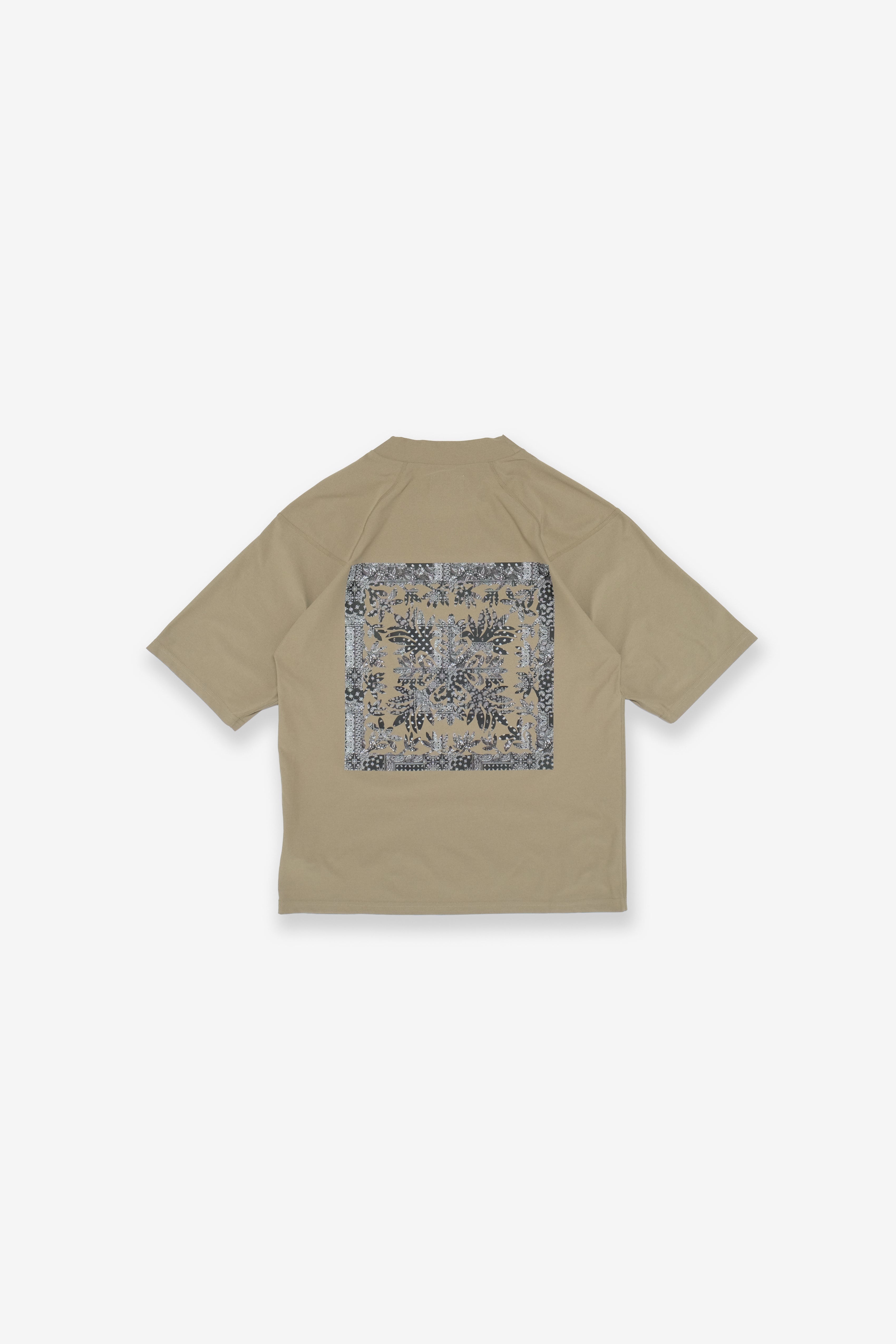 Mockneck - Ti Leaf Paisley - Olive