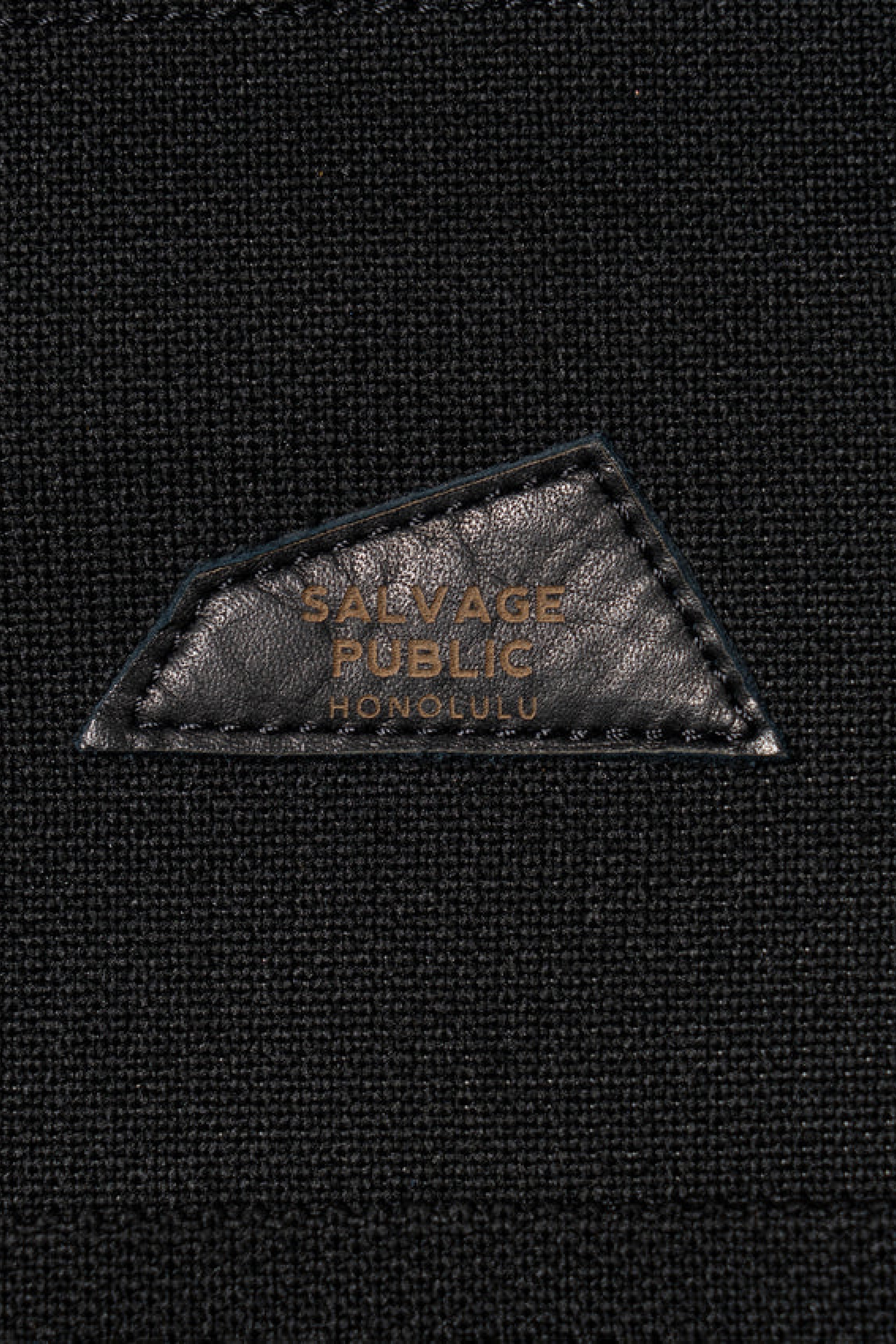Jacquard Cart Bag - Black