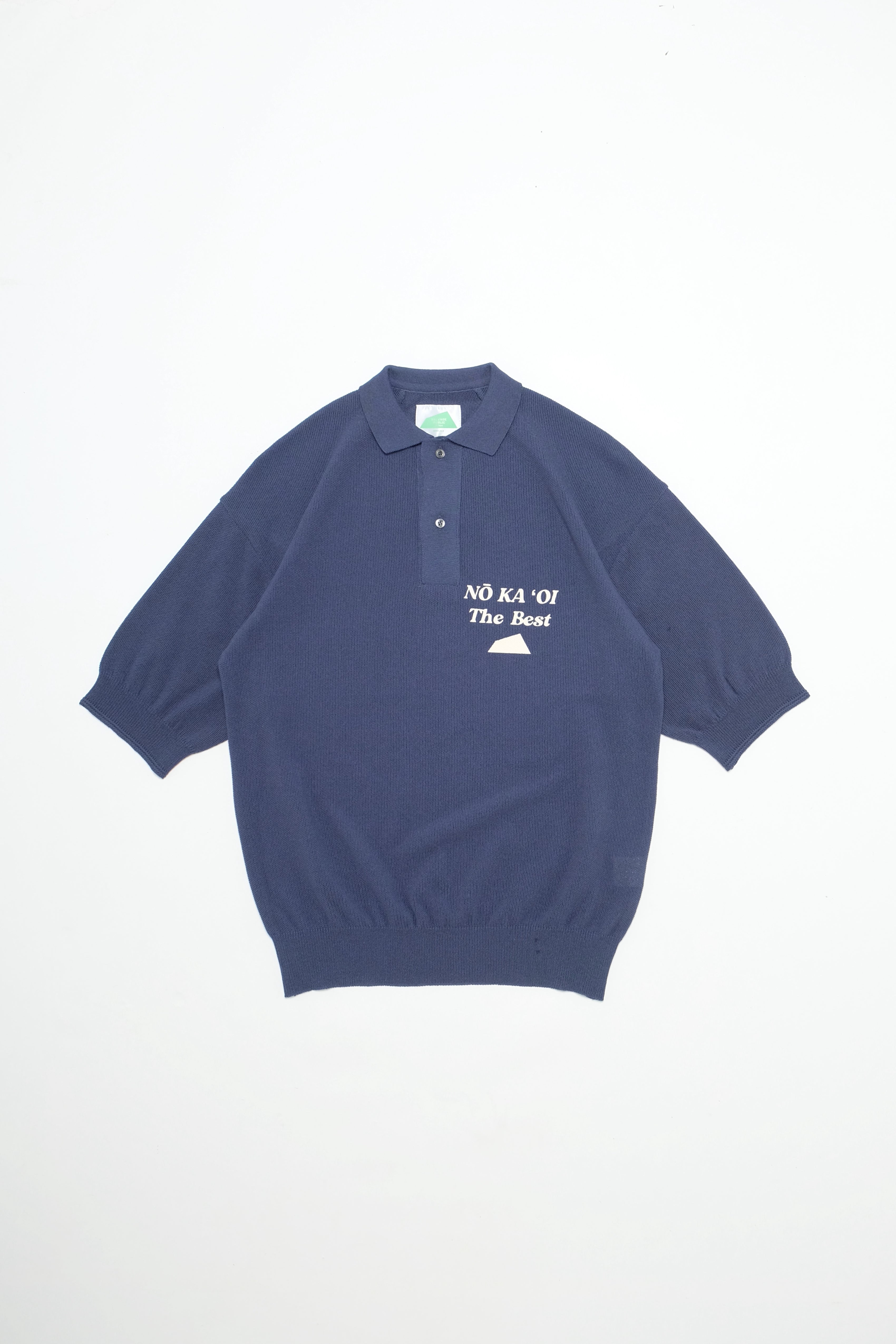 Ulana Polo Pique Knit - No Ka Oi - Navy