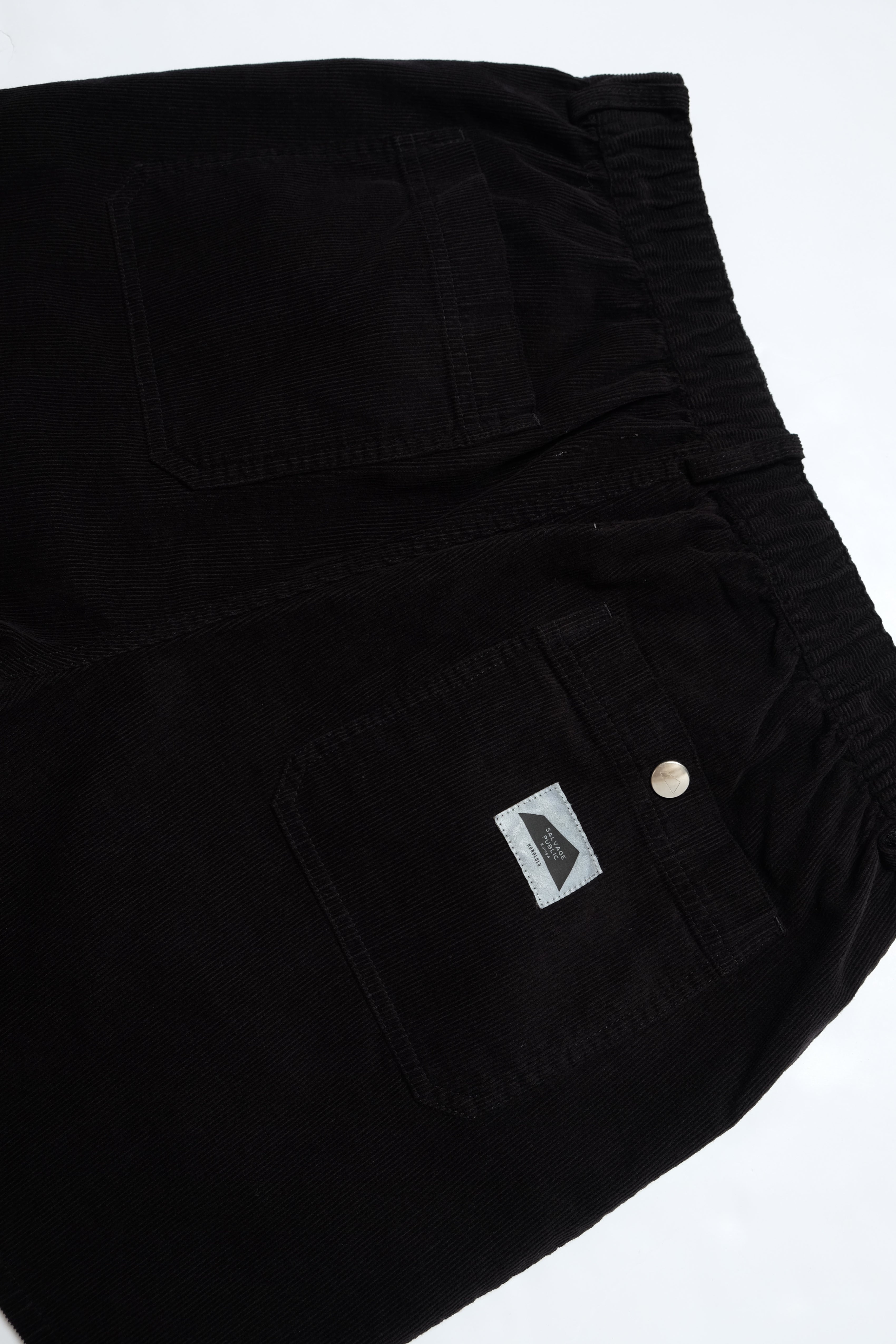 Uka Corduroy Short - Black