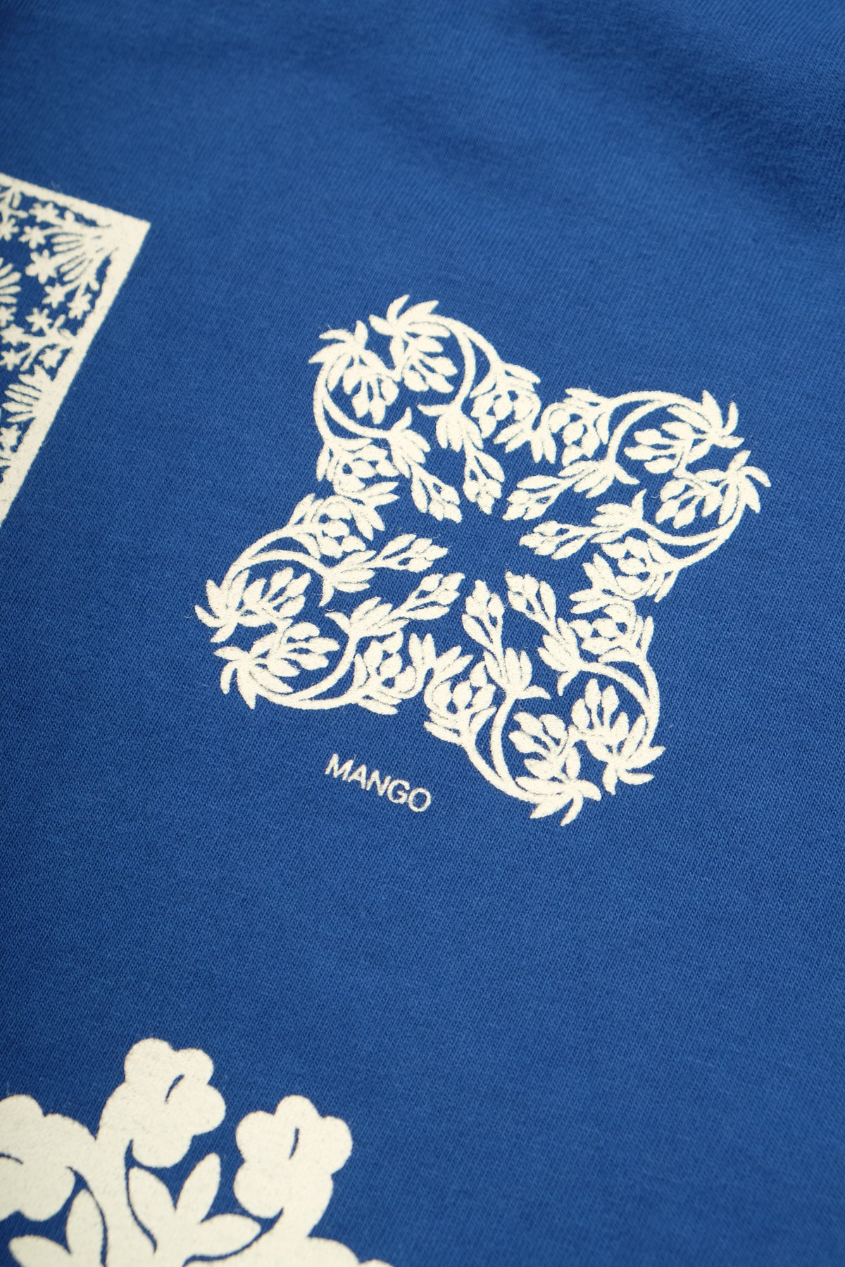Longsleeve T-Shirt - Hawaiian Quilting - Royal Blue
