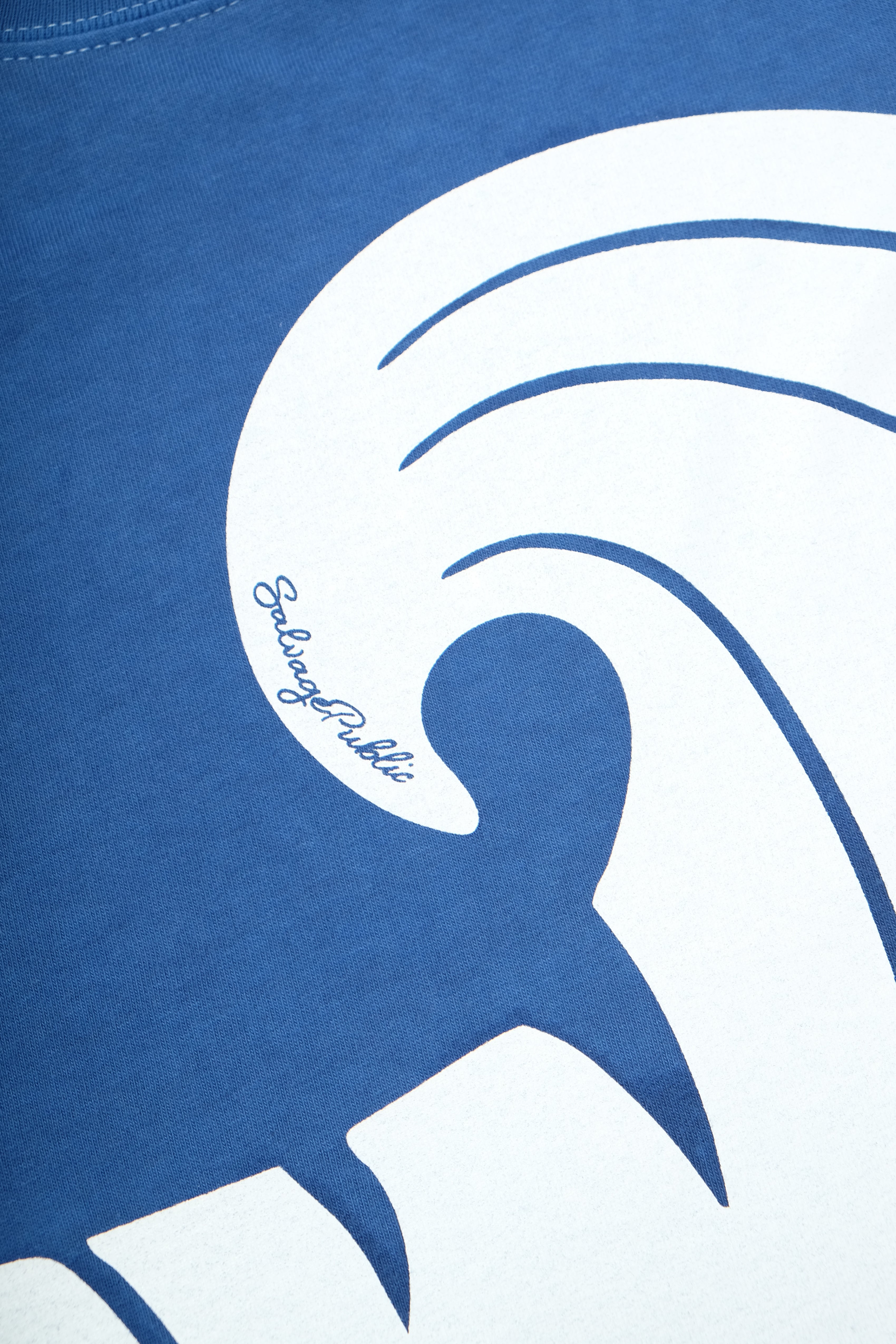 Longsleeve T-Shirt - Hawaii Wave - Royal Blue