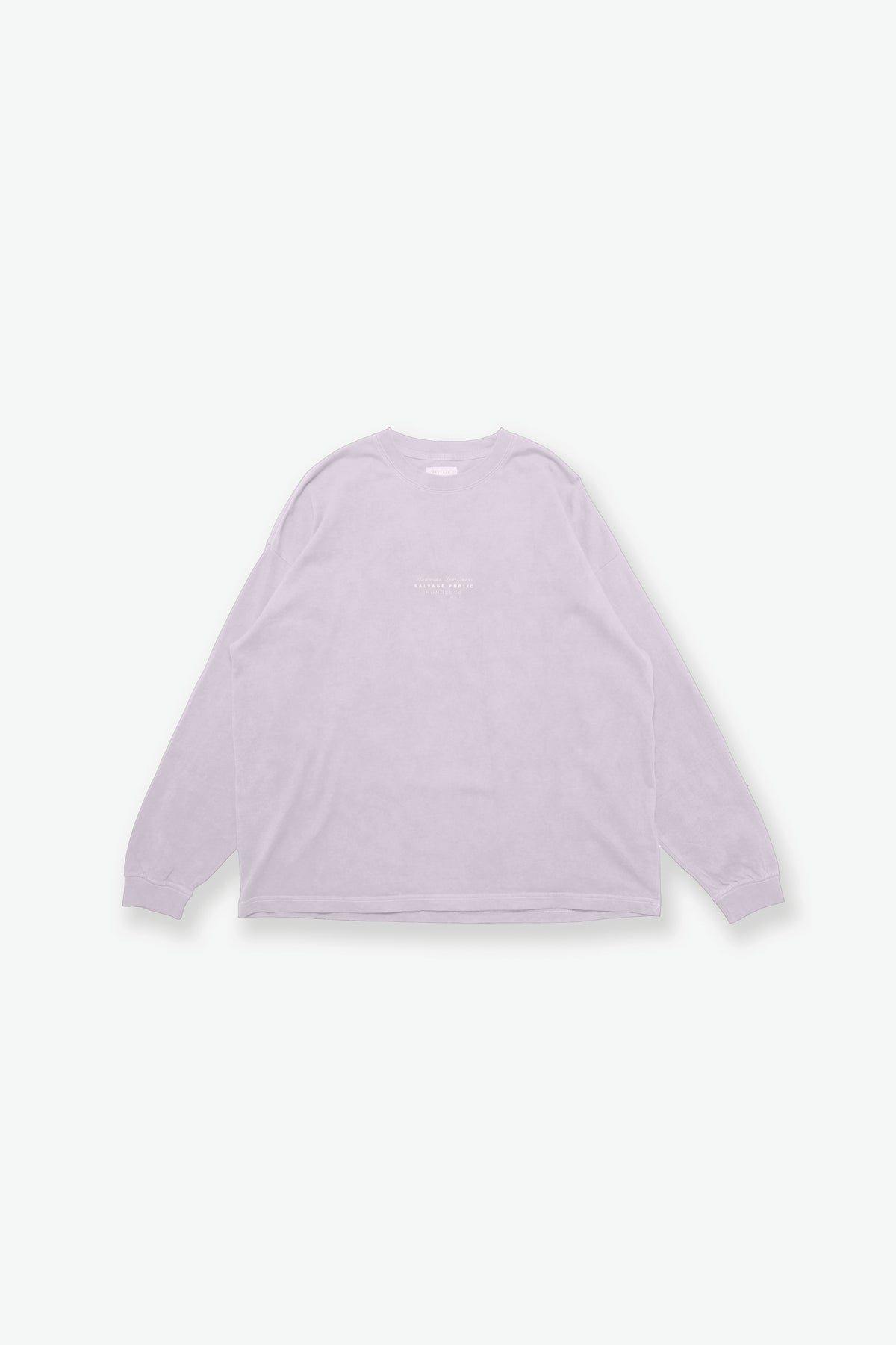 Longsleeve T-Shirt - Hawaiian Quilting - Lavender Gray