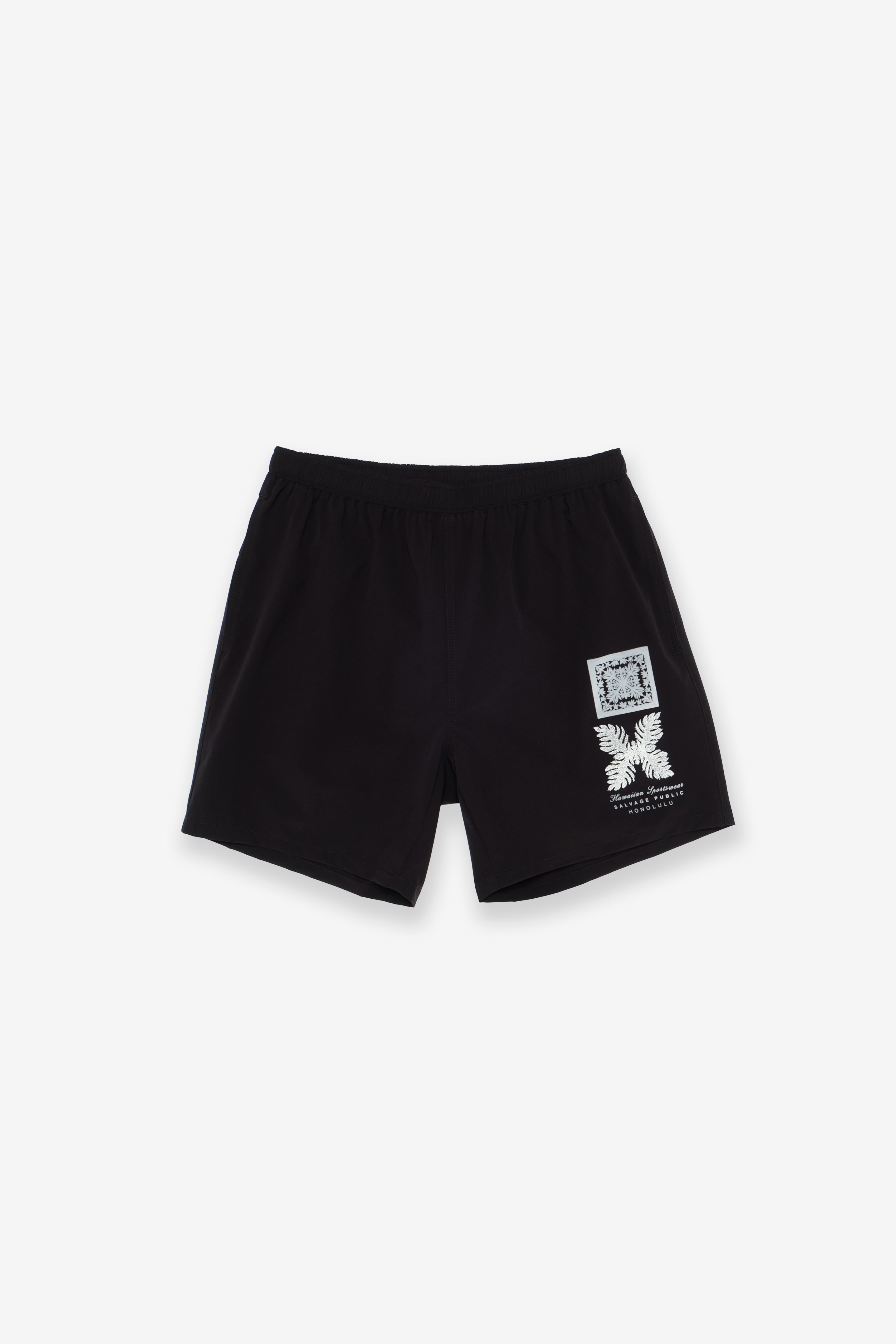 Shorts - Lanakila Athletic - Double Quilt - Black