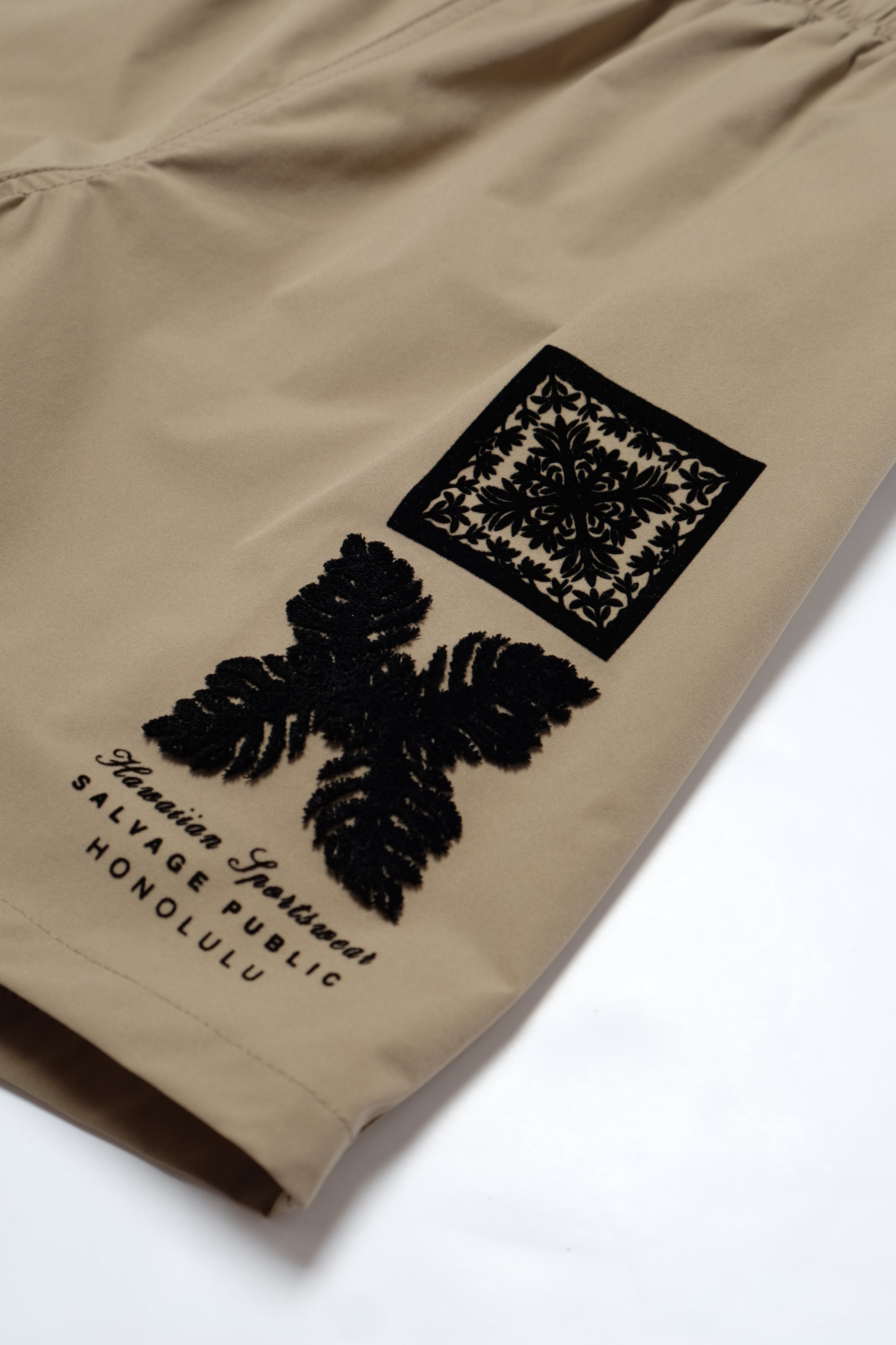 Shorts - Lanakila Athletic - Double Quilt - Greige