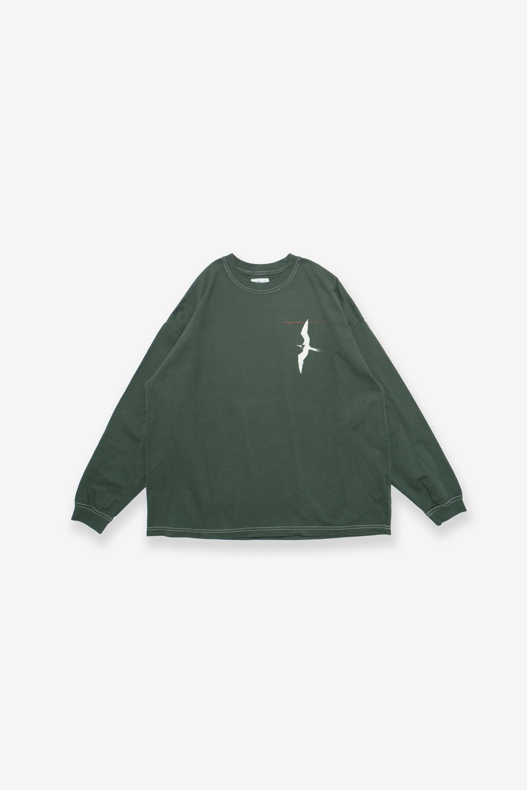 Longsleeve T-Shirt - Iwa Bird - Forest Green