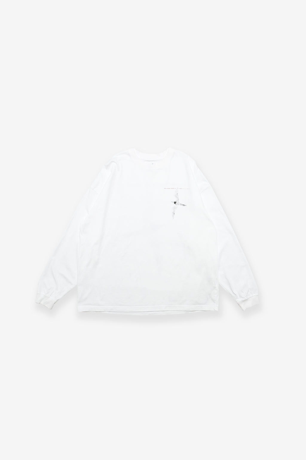 Longsleeve T-Shirt - Iwa Bird - White