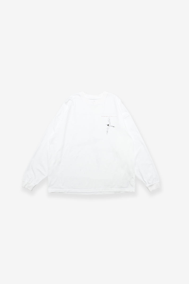 Longsleeve T-Shirt - Iwa Bird - White