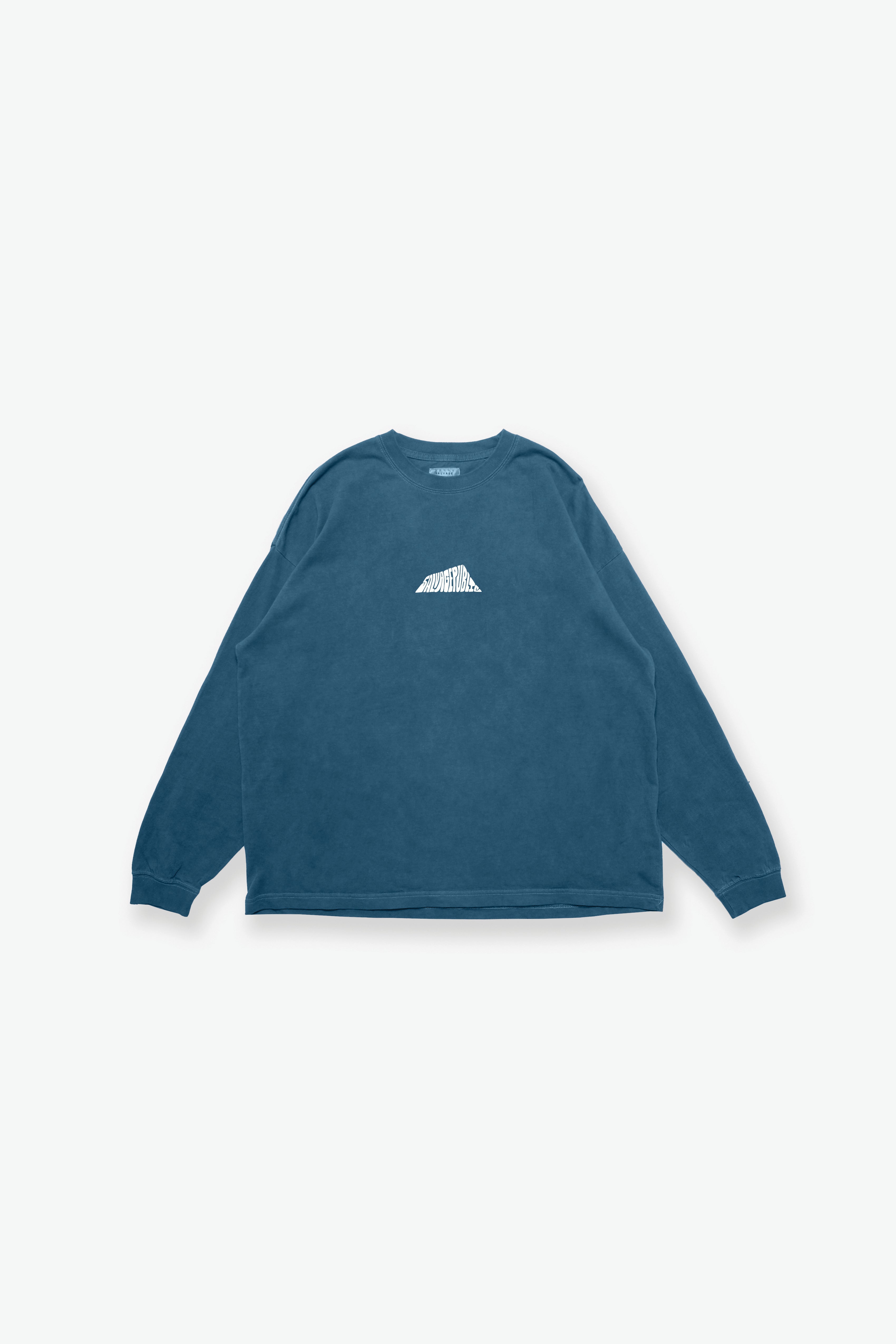 Longsleeve T-Shirt - Hand-Drawn - Stone Blue