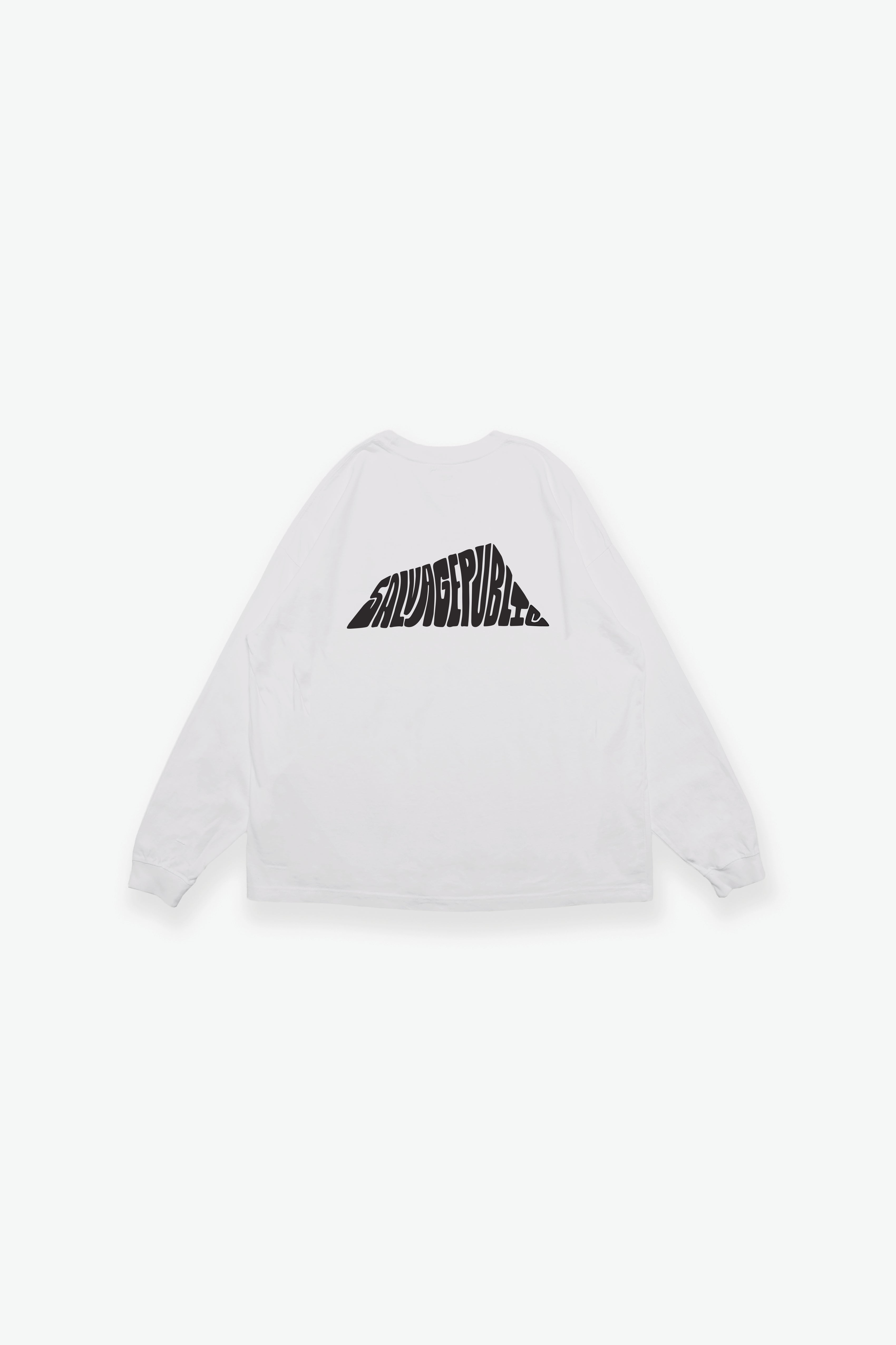 Longsleeve T-Shirt - Hand-Drawn - White Sand