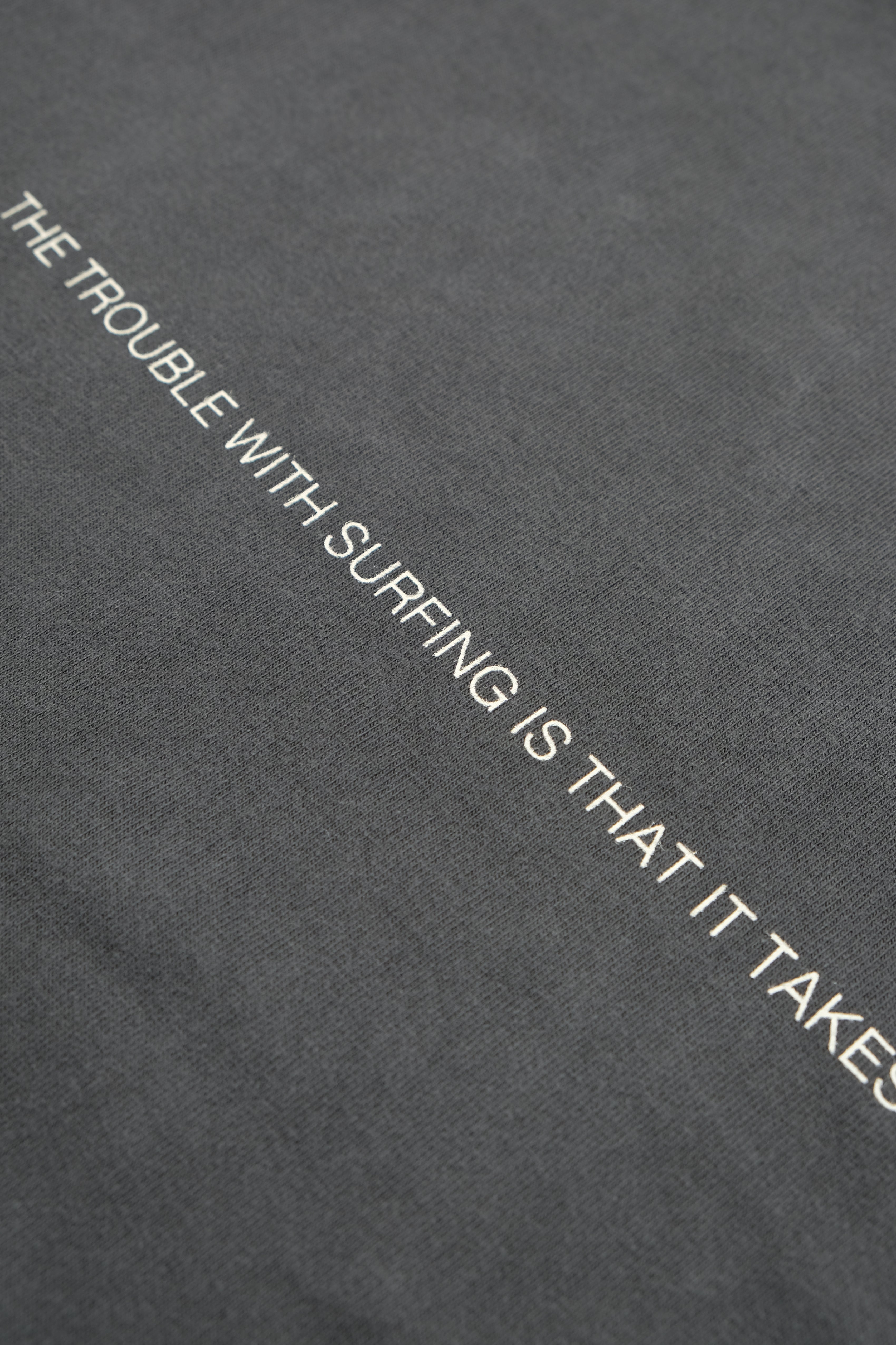 Longsleeve T-Shirt - Surfing - Washed Black