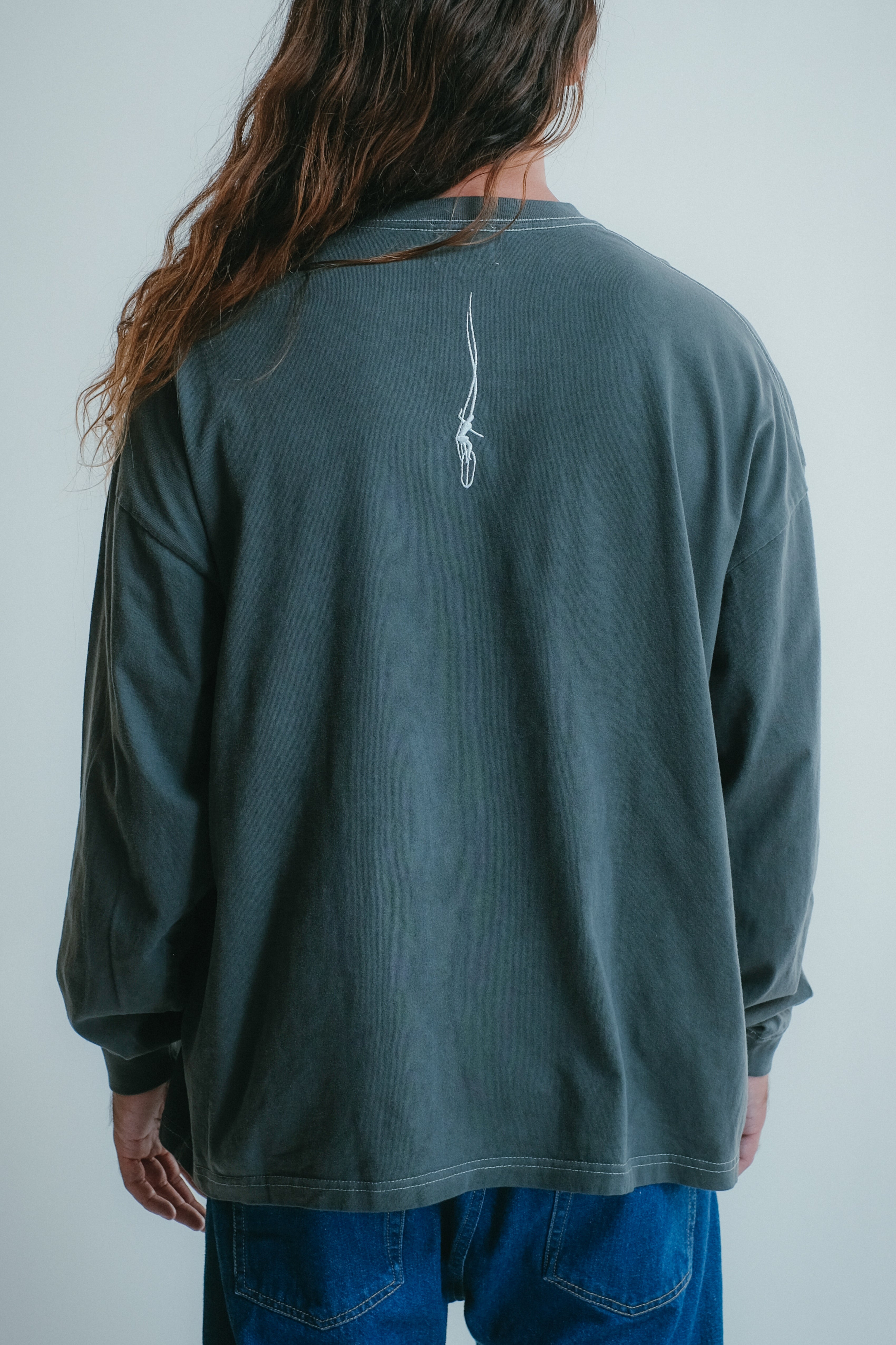 Longsleeve T-Shirt - Surfing - Washed Black