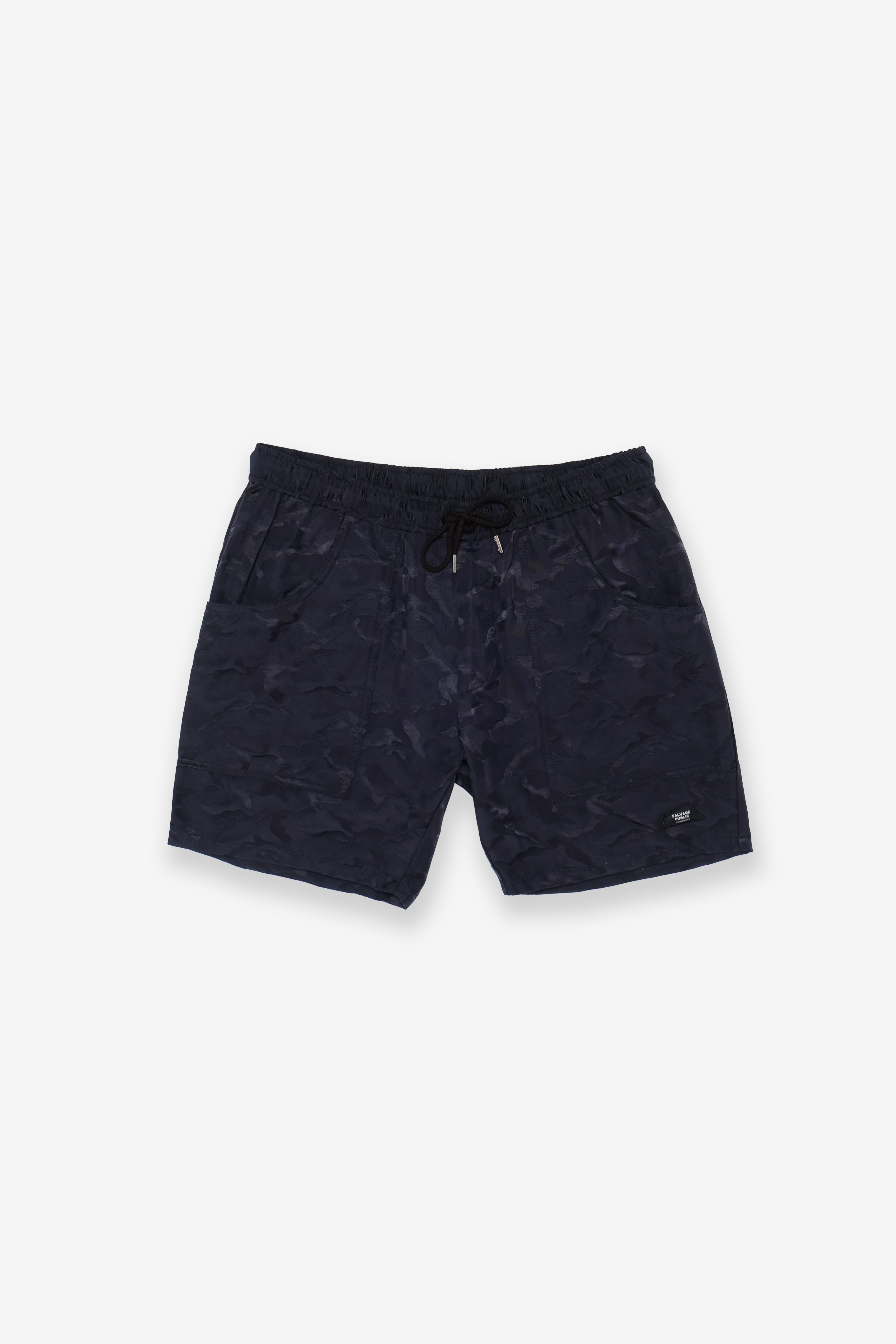 Lulu Camo Shorts - Navy