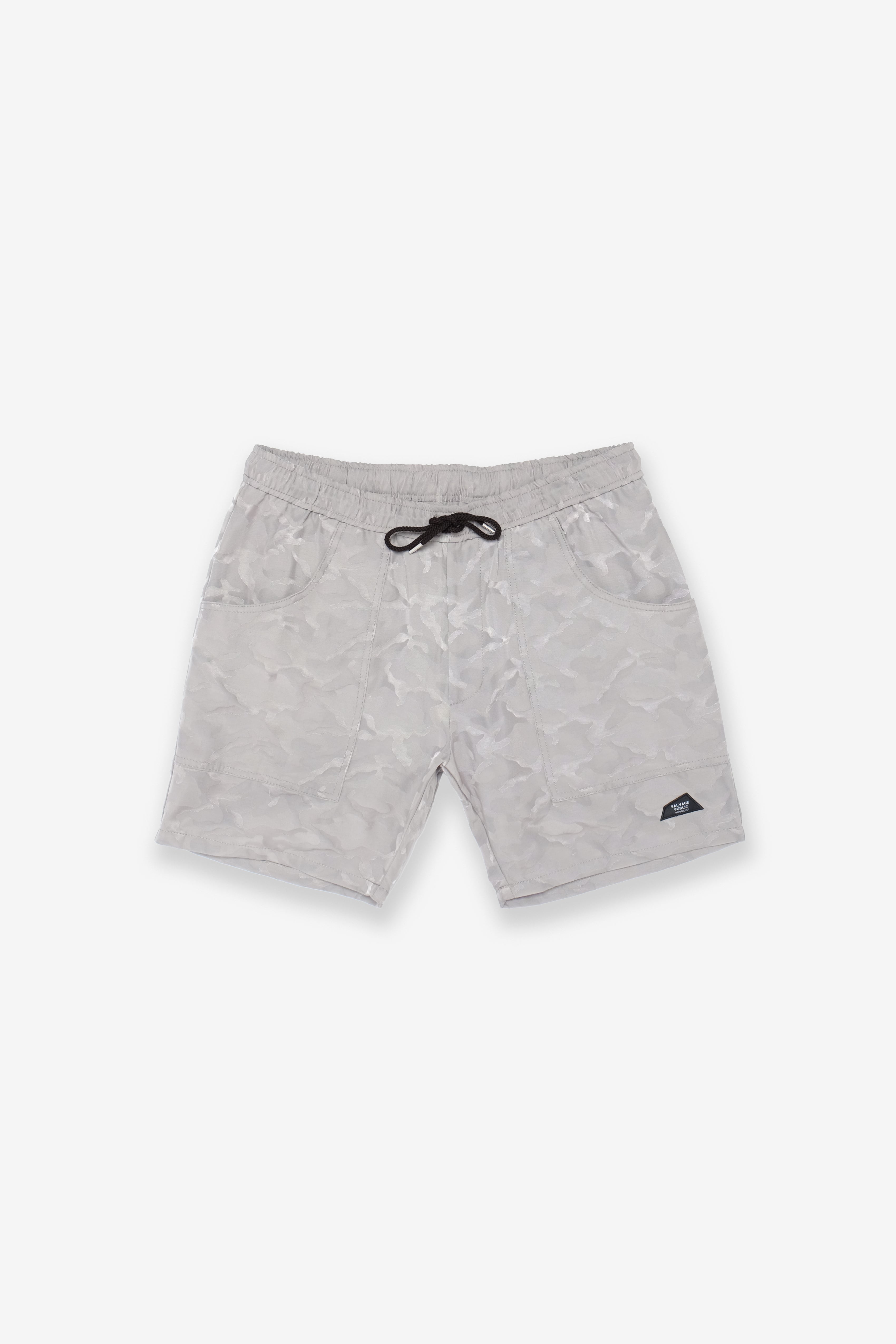 Lulu Camo Shorts - Silver