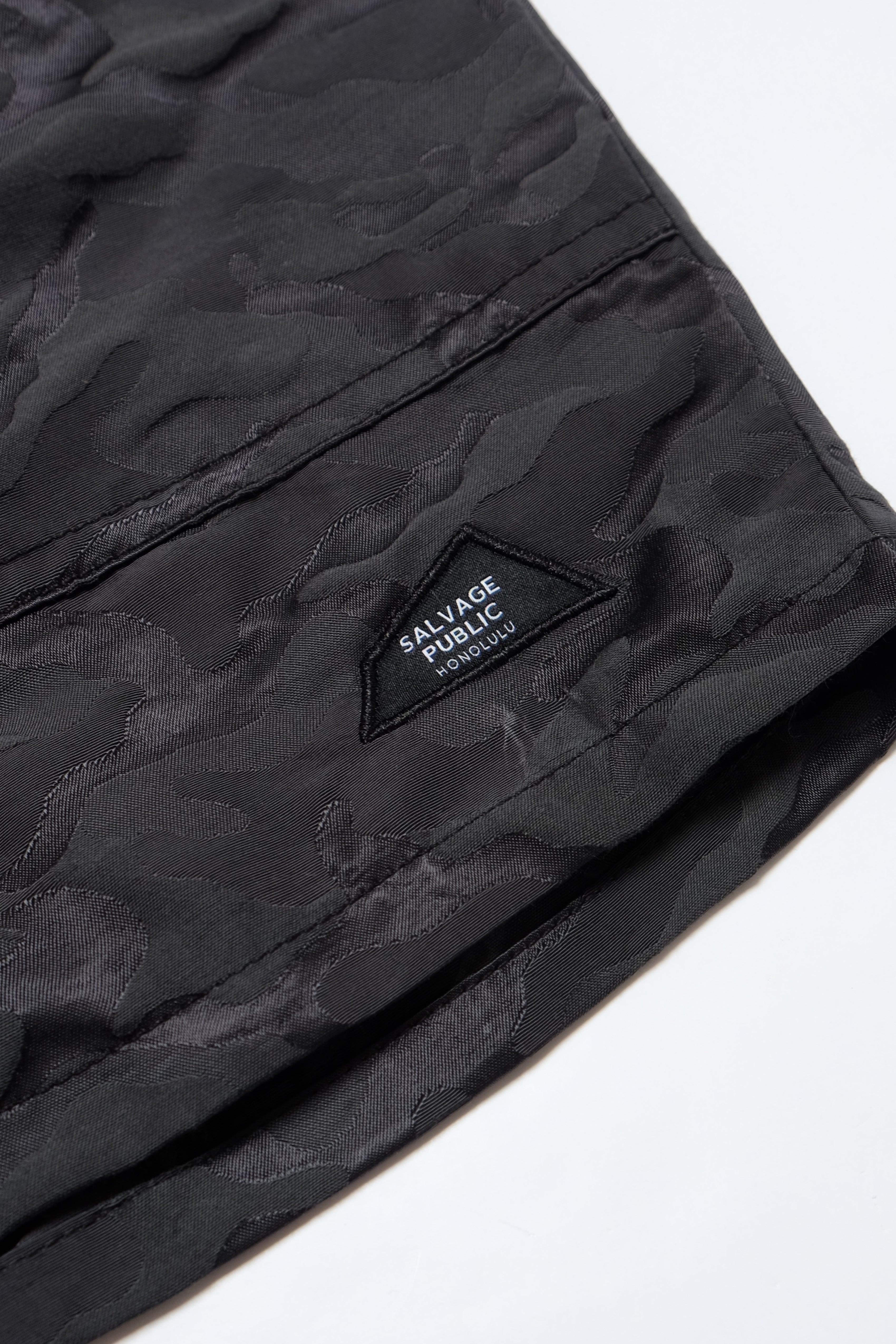 Lulu Camo Shorts - Black