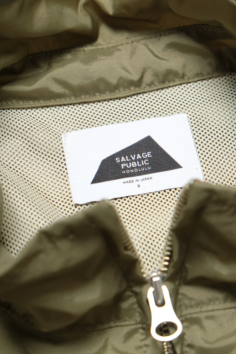 Lulu Jacket - Recycled Fish Net Nylon - Olive