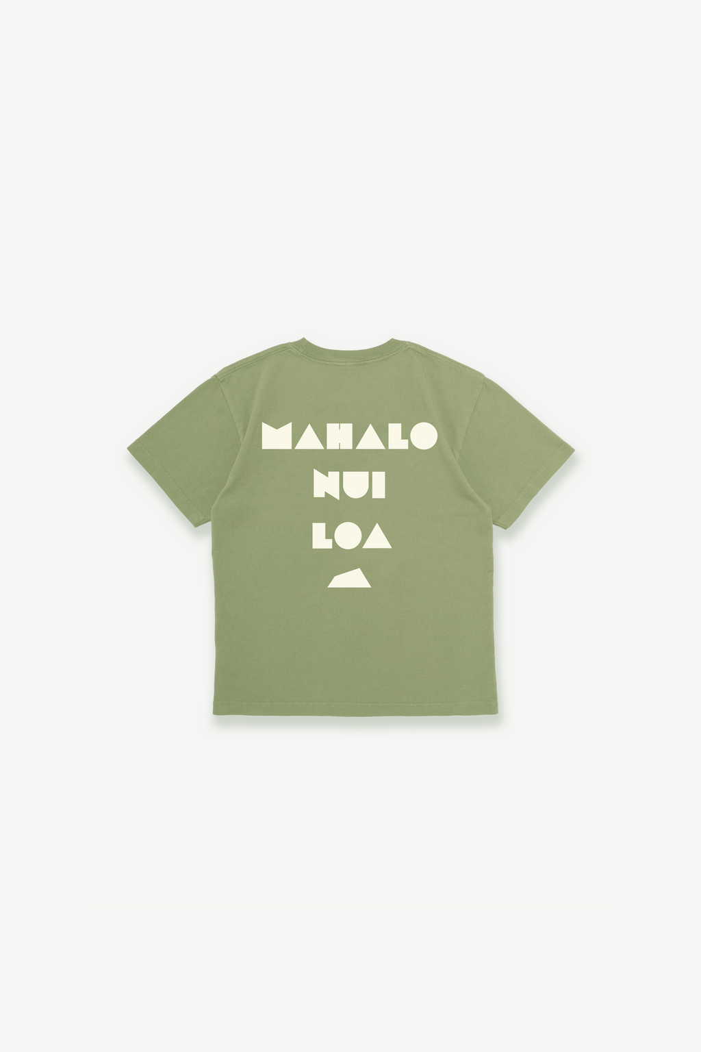 T-Shirt - Mahalo Nui Loa - Sage