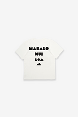 T-Shirt - Mahalo Nui Loa - White