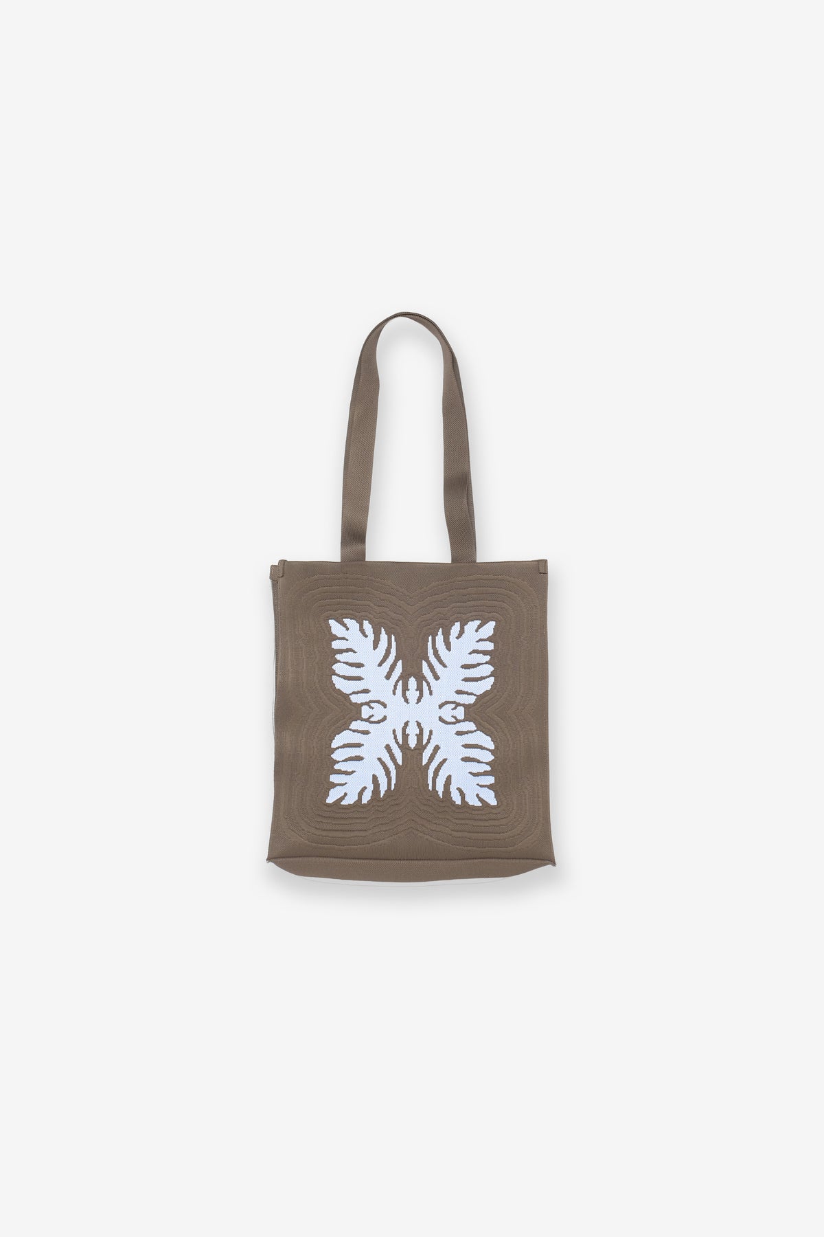 Jacquard Knit Market Bag - Lauaʻe - Brown