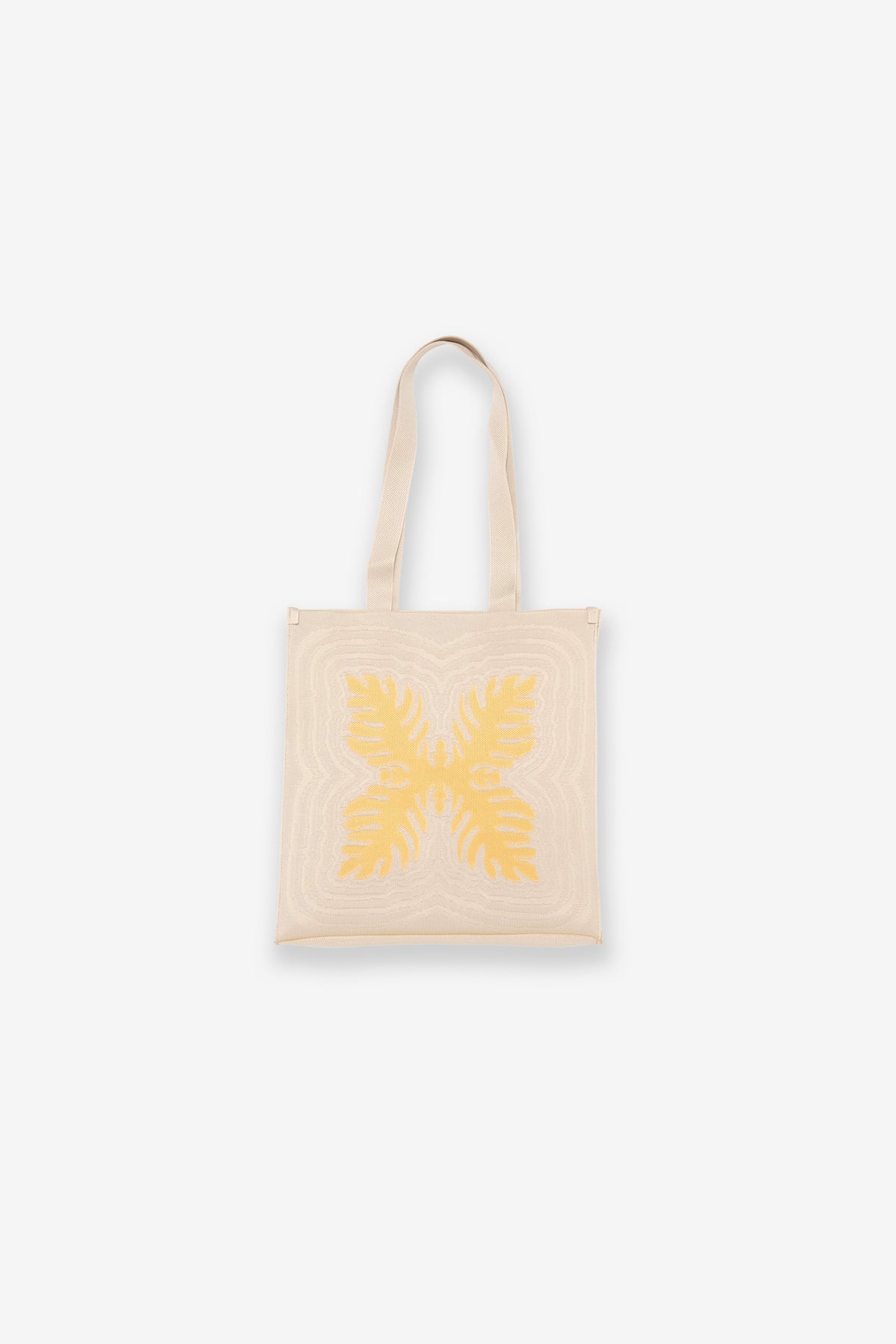 Jacquard Knit Market Bag - Lauaʻe - Orange