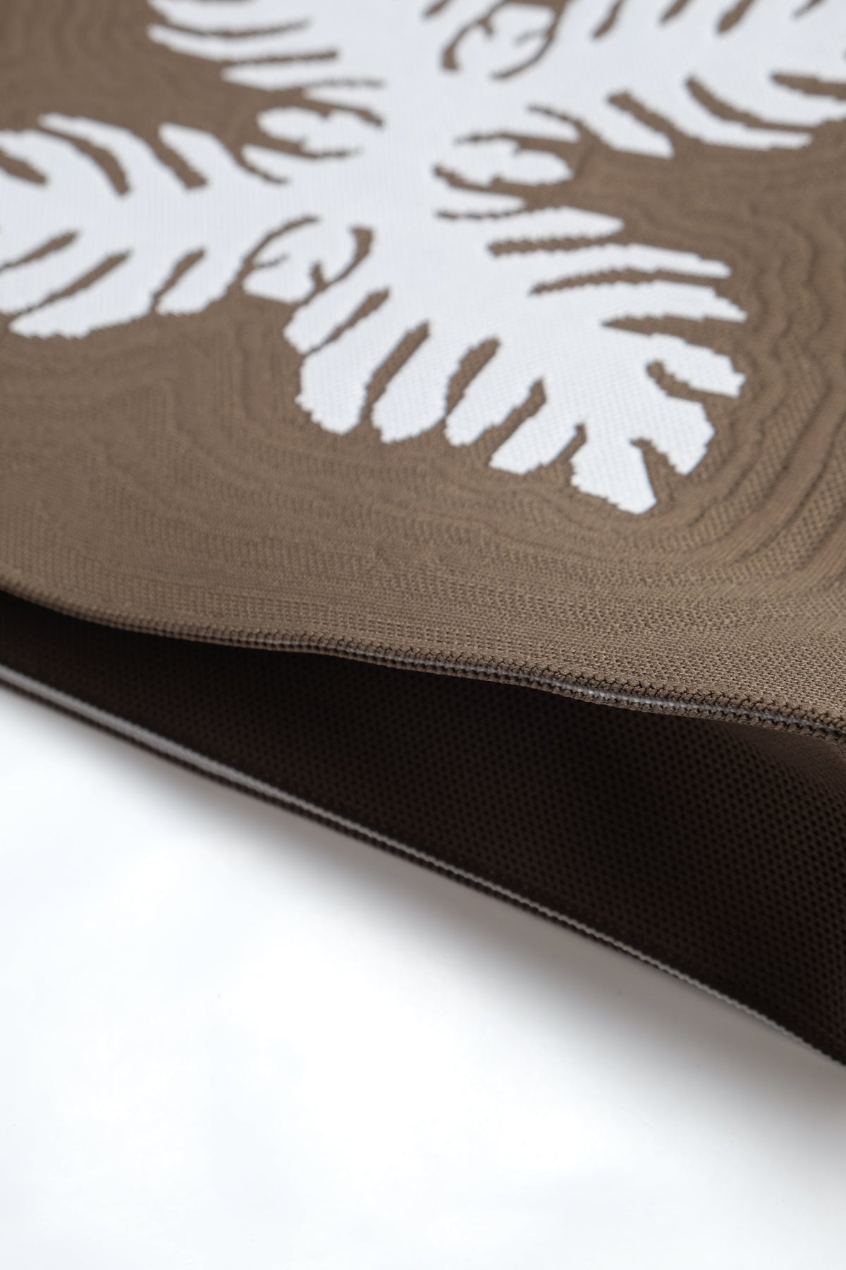 Jacquard Knit Market Bag - Lauaʻe - Brown