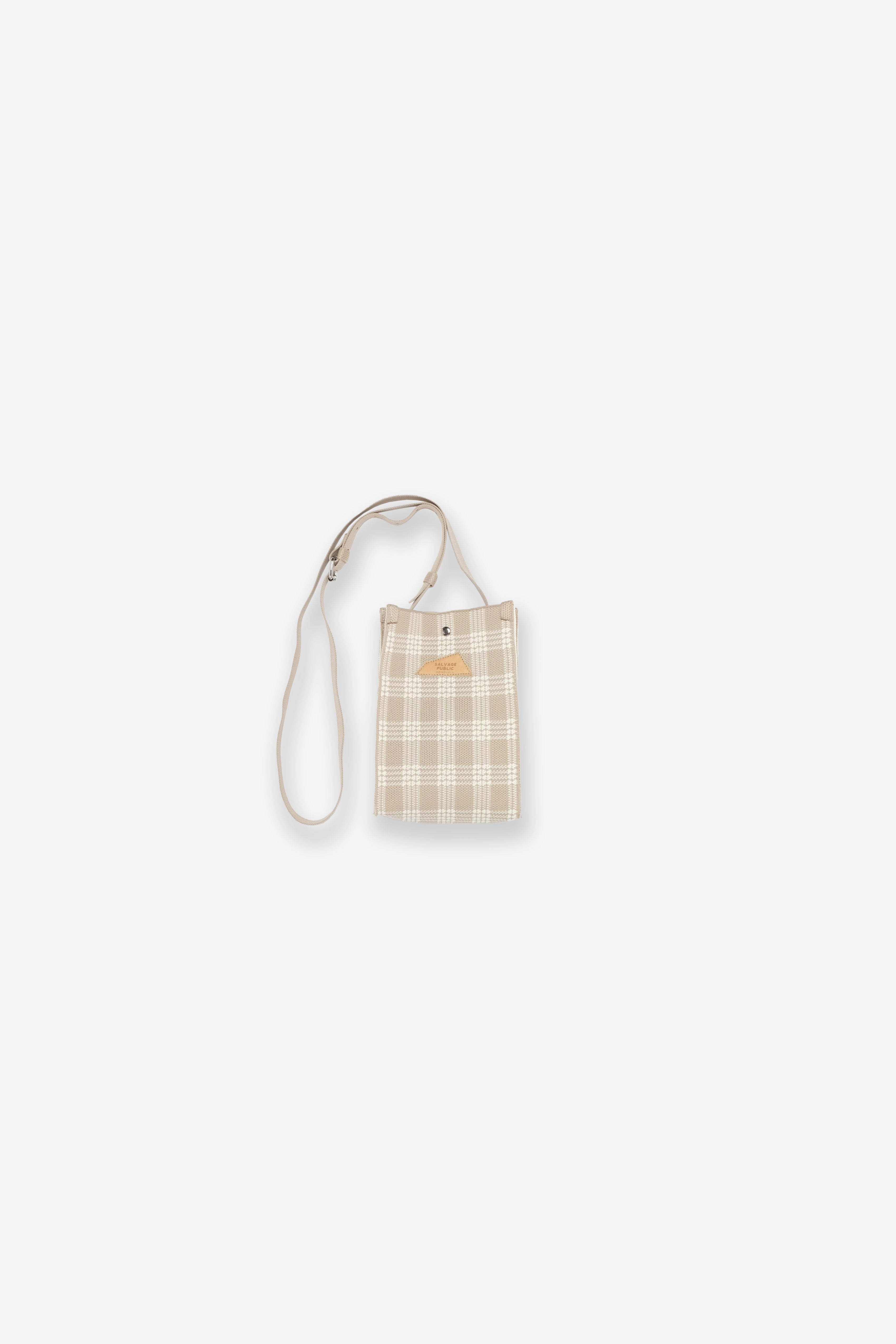 Jacquard Mini Market Bag - Palaka - Tan