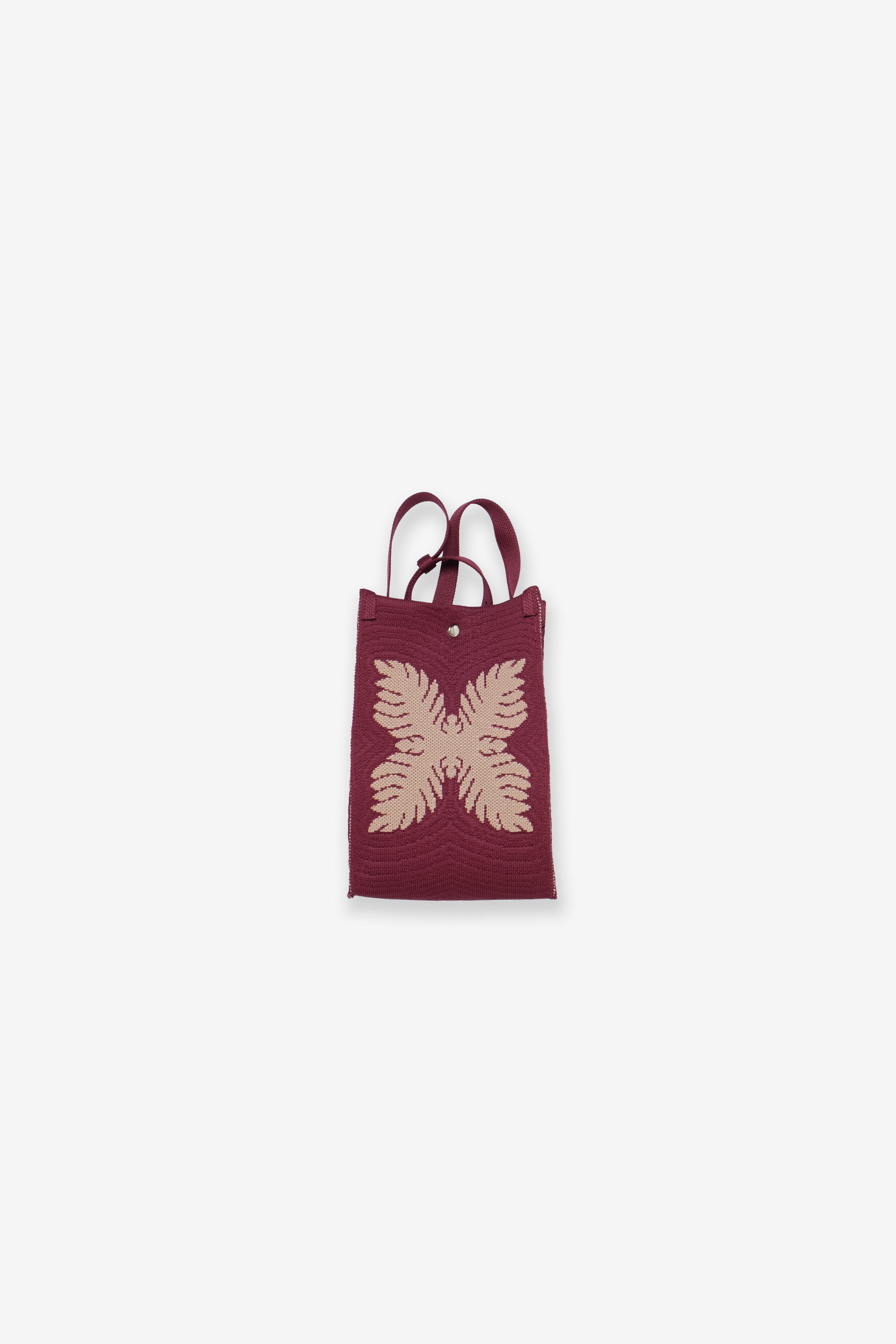 Jacquard Mini Market Bag - Laua'e - Plum