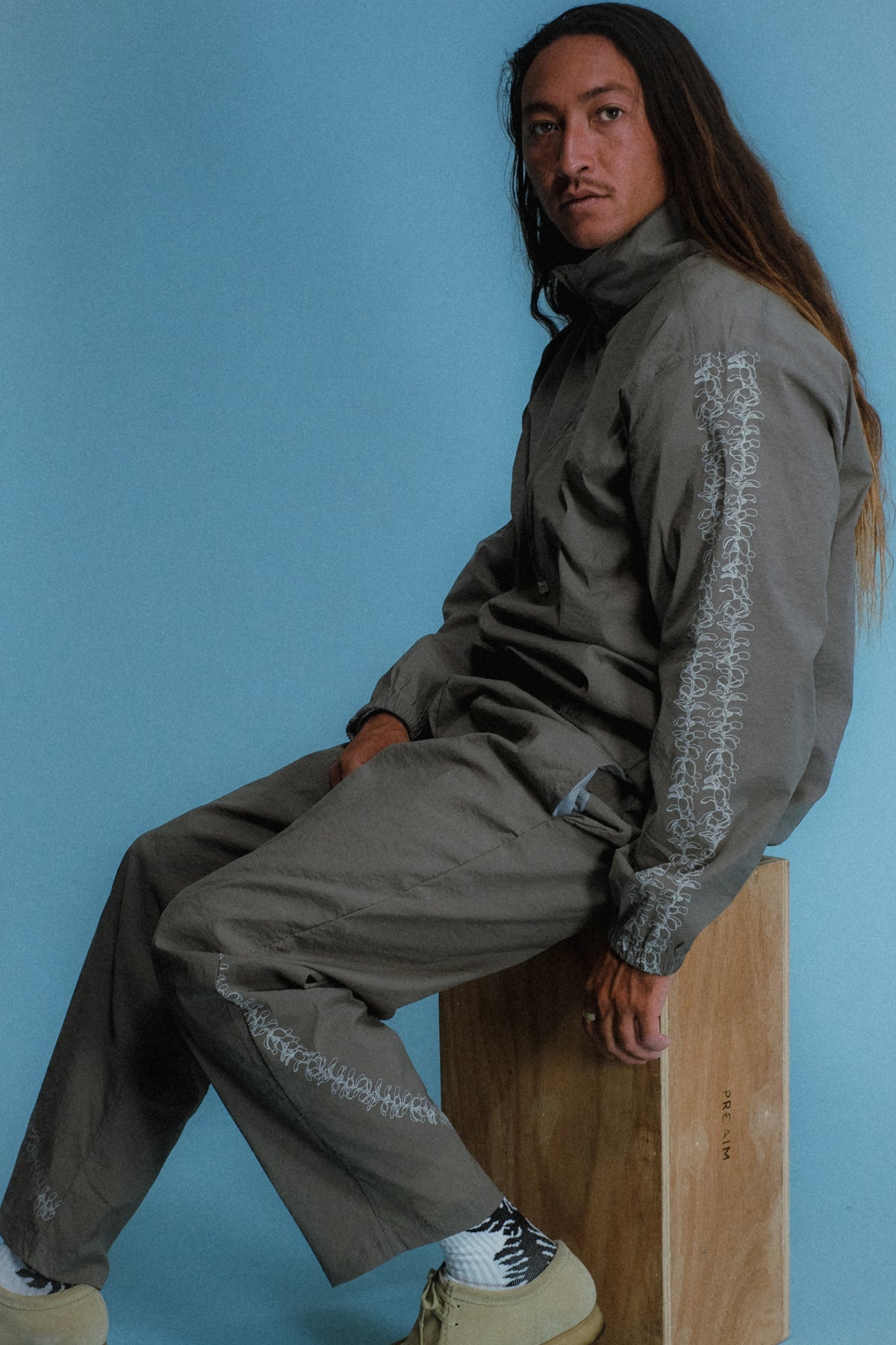 Pepa Nylon Easy Pant - Greige