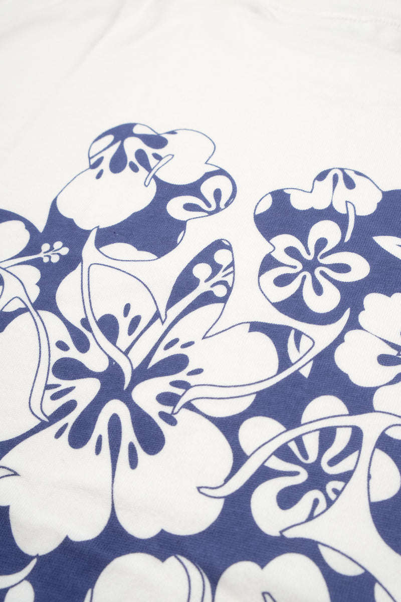 T-Shirt - Hibiscus - White