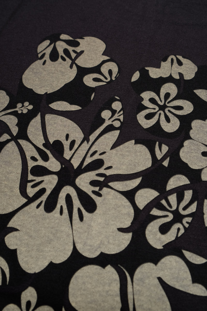 T-Shirt - Hibiscus - Black