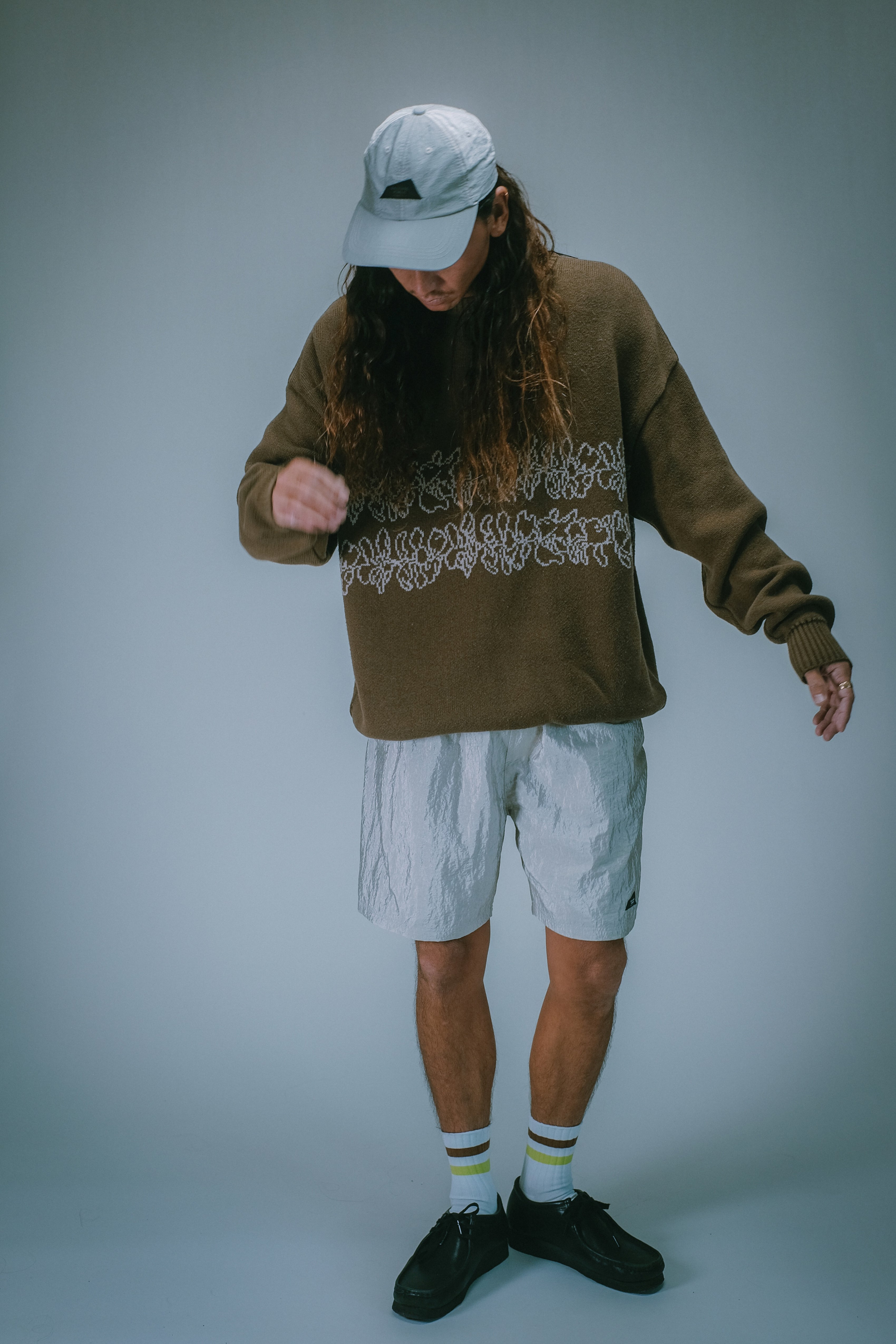 Hat - Pearl Iridescent - Cream Beige