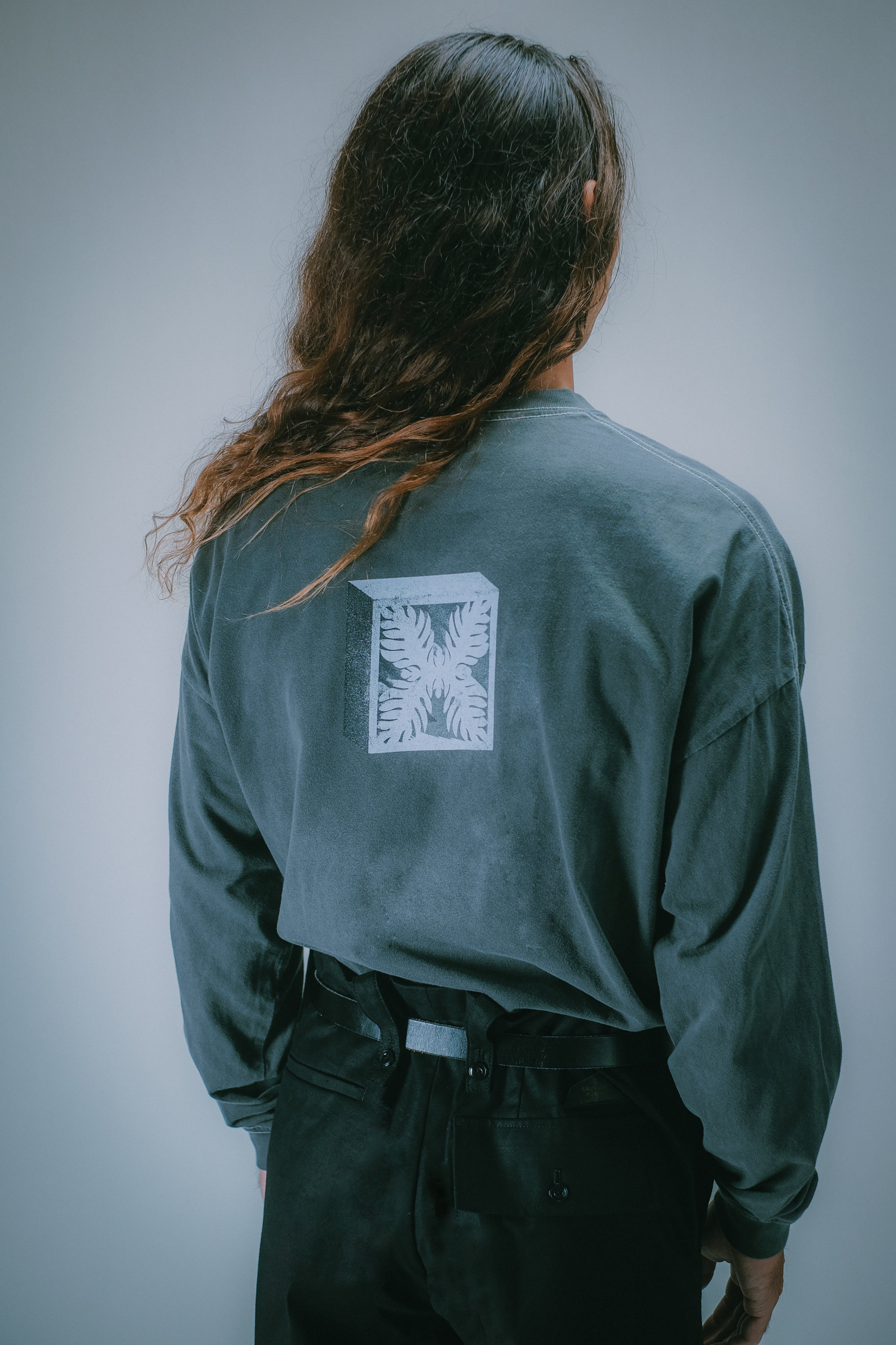 Longsleeve T-Shirt - Breezeblock - Washed Black