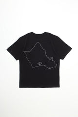T-Shirt - O'ahu Outline - Black