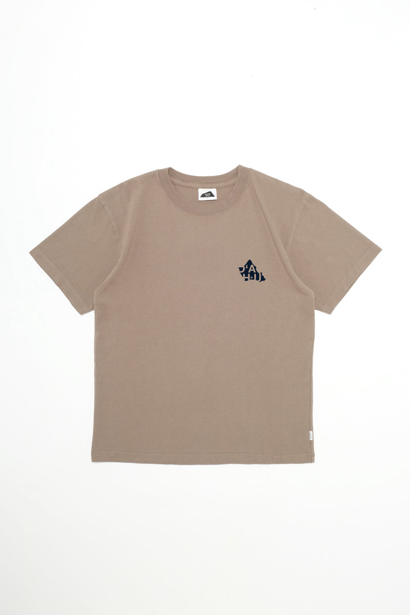 T-Shirt - O'ahu Outline - Greige